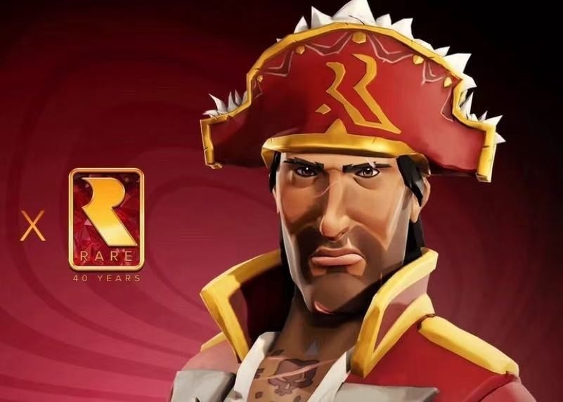 Sea of Thieves : RARE RUBY HAT 40th Anniversary + 150 coins Global🌎XBOX/PC CODE