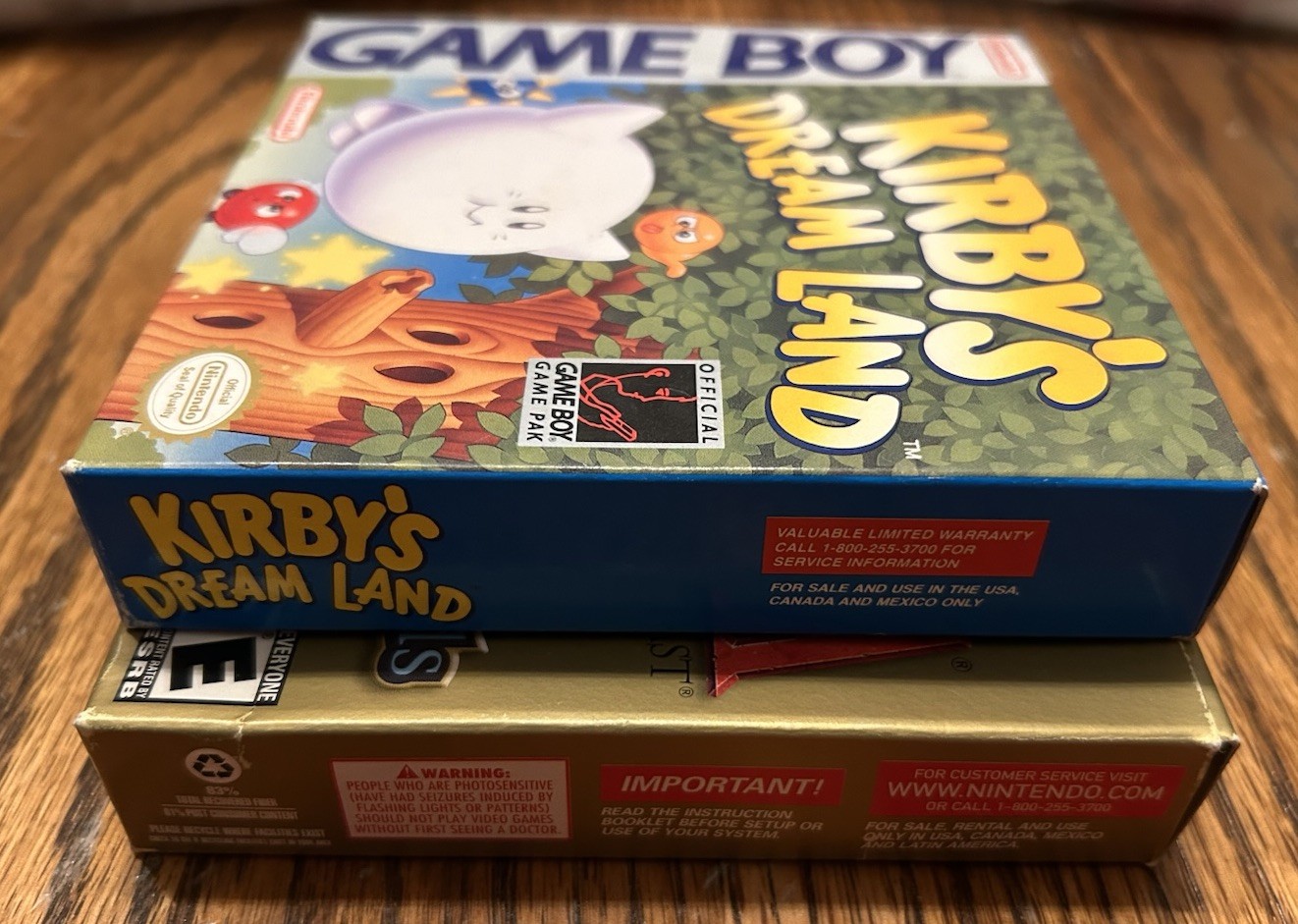 Kirby’s Dream Land Nintendo Game Boy, 1992 Complete Box Zelda Four Swords GBA CI