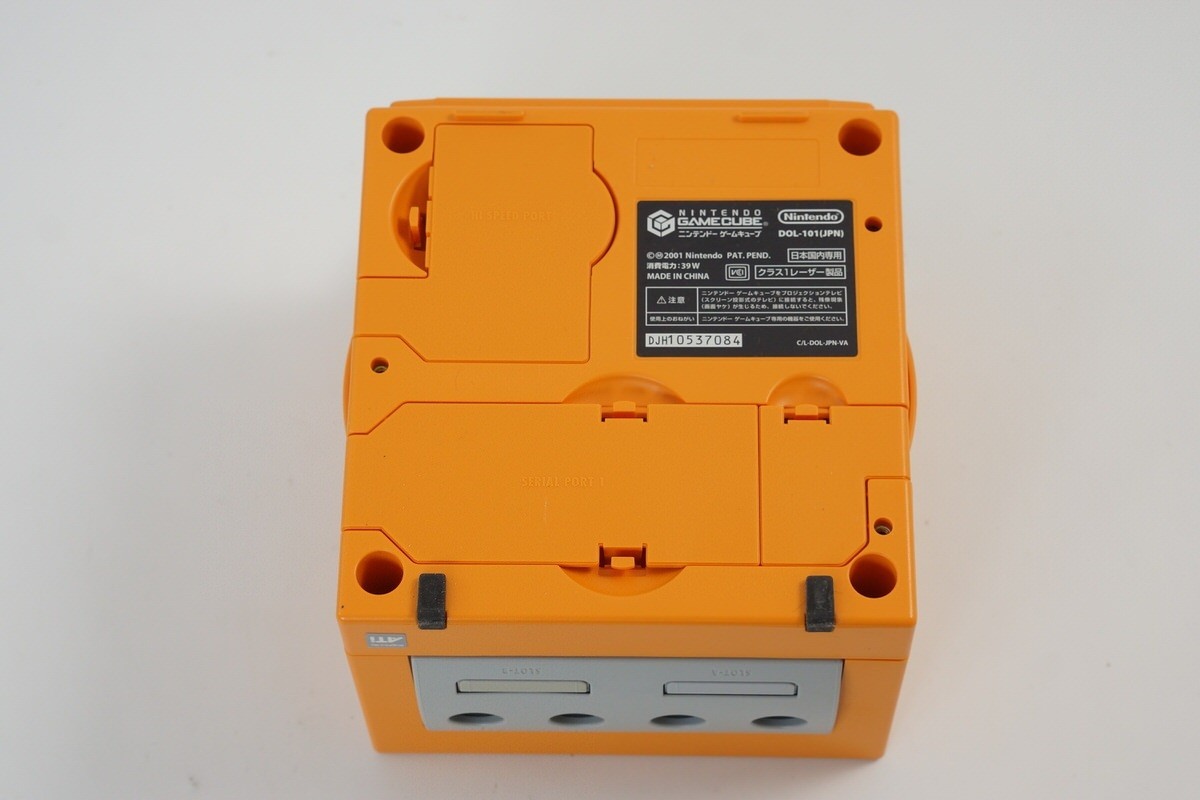 Gamecube Orange Console Boxed DOL-101JP For Japan Game Tested System DJH0069536