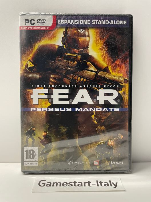 FEAR PERSEUS MANDATES – PC COMPUTER – VIDEO GAME NEW SEALED – NEW SEALED