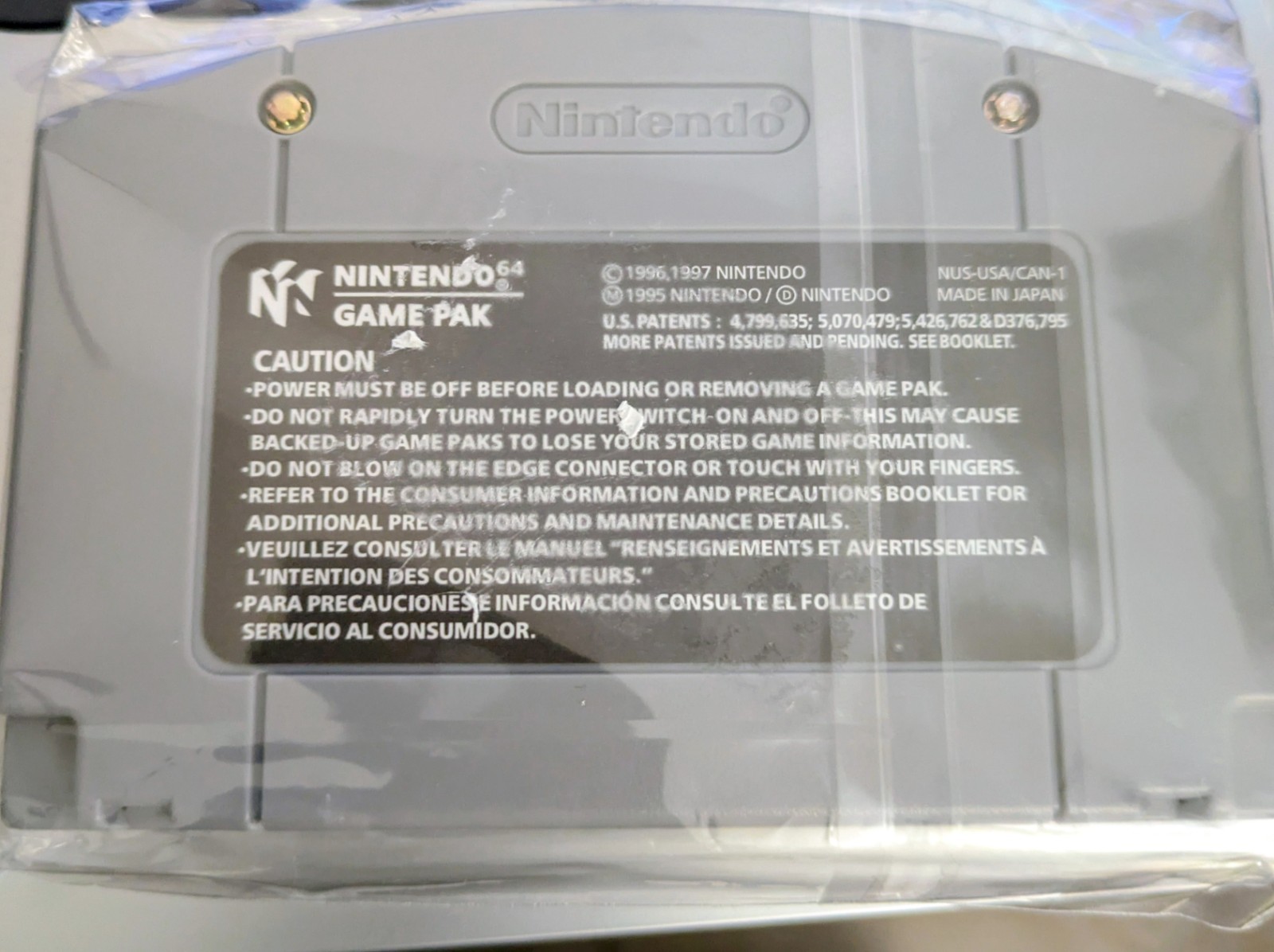 The Legend of Zelda: Ocarina of Time Nintendo 64 N64 Classic RPG Authentic 1.2