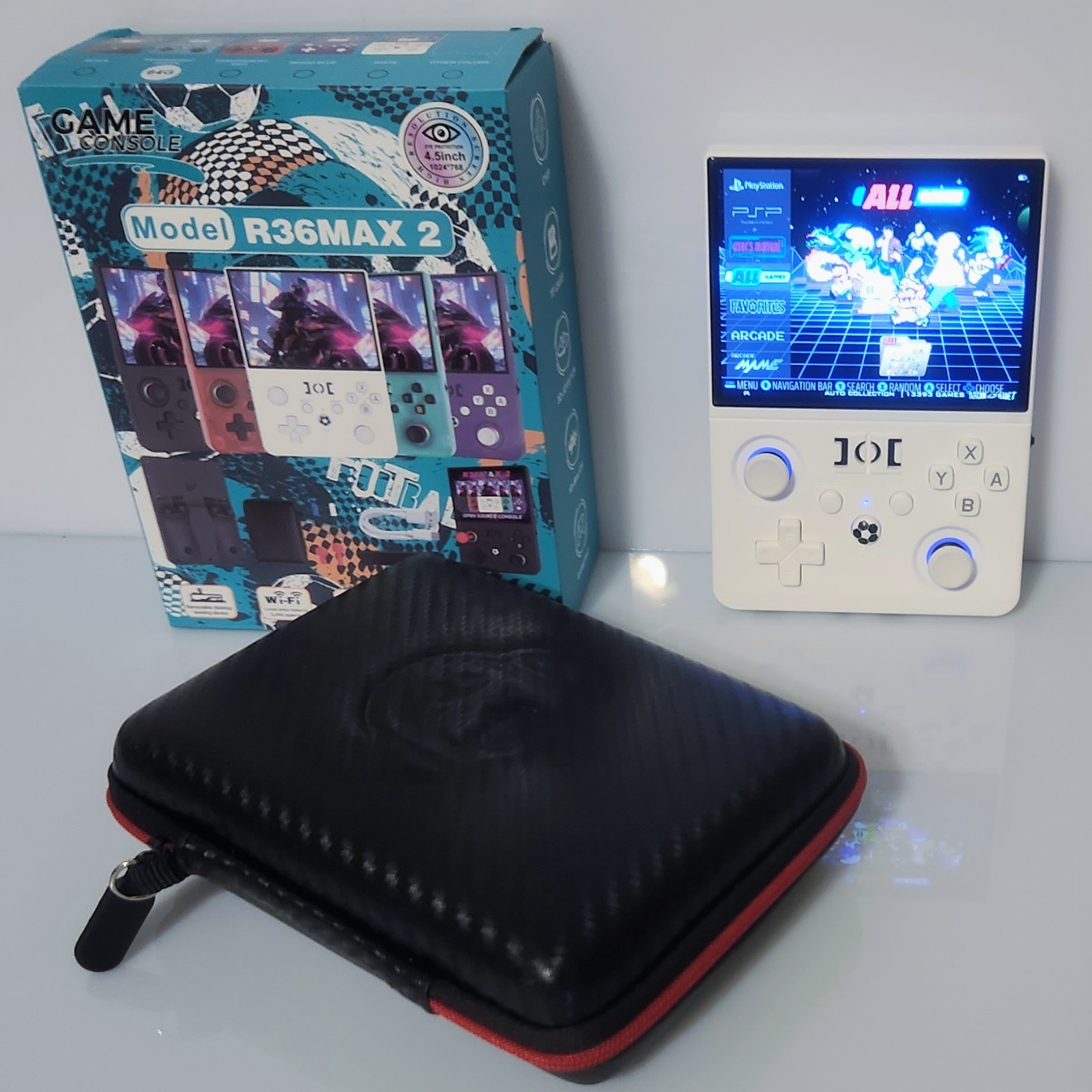 R36MAX 2 Custom Rom Set!!(read) Handheld 4.5 Inch Screen Game Console Classic