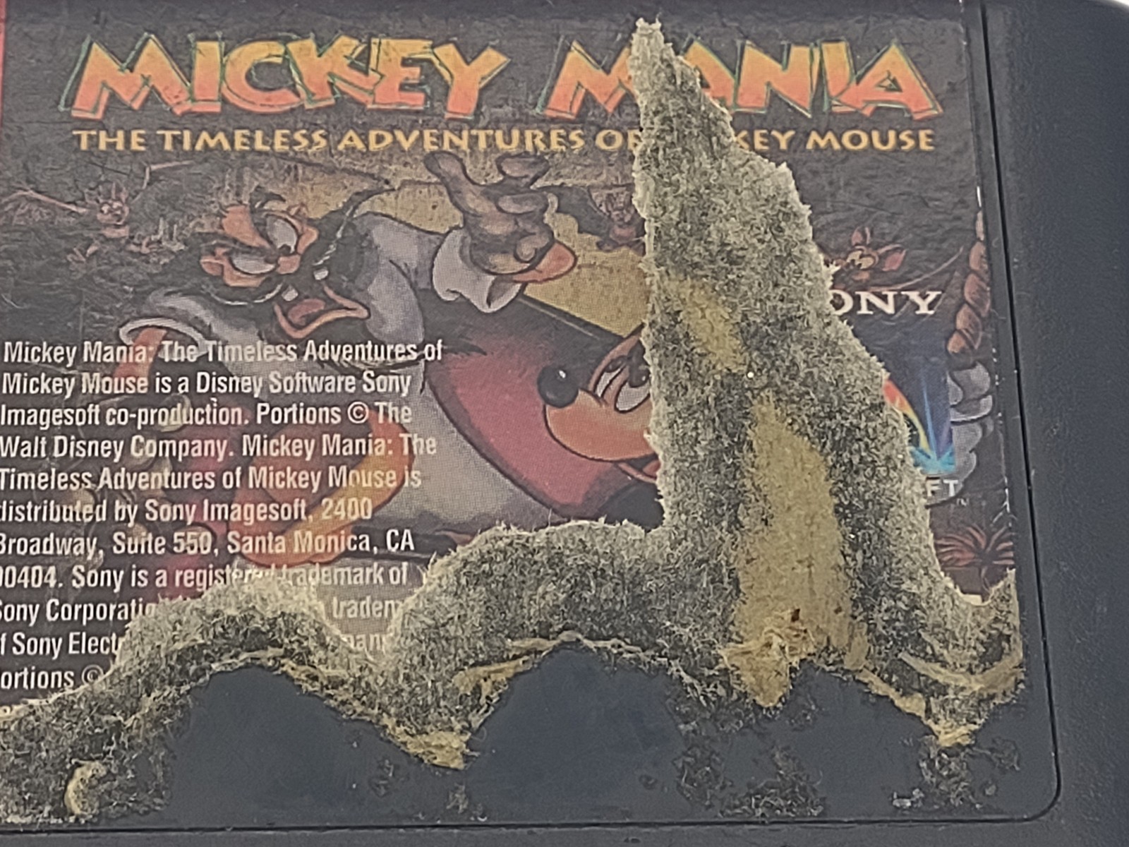 Sega Genesis Mickey Mania The Timeless Adventures Of Mickey Mouse Cartridge 1994