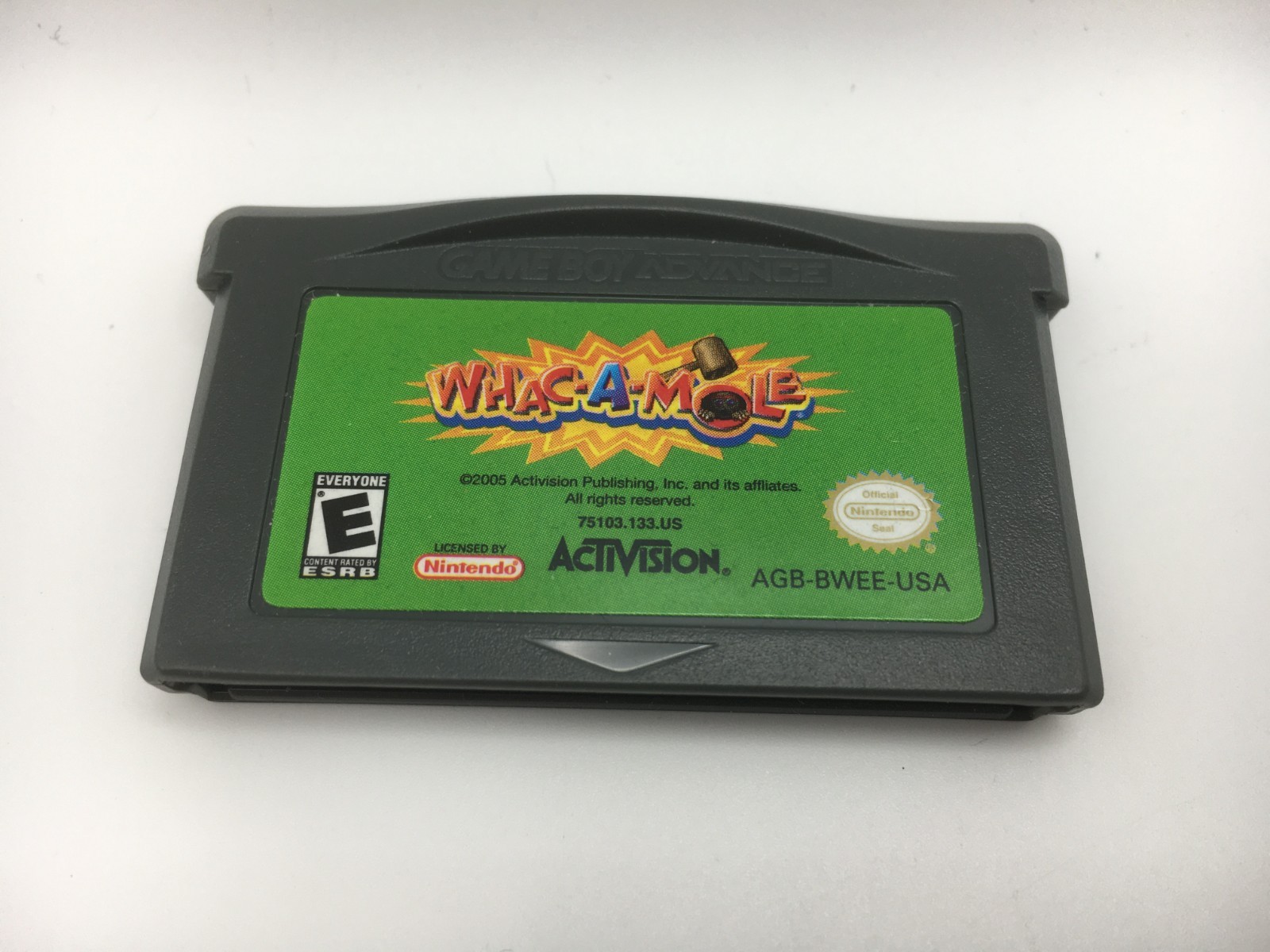 Game Boy Advance 2005 – Whac-A-Mole w/ Box & Manual (Works)