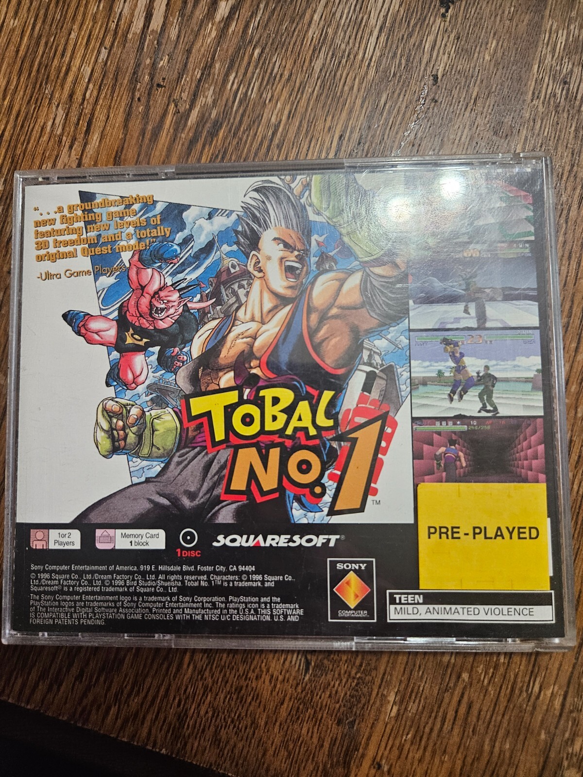 Tobal No. 1 (Sony PlayStation 1, 1996)