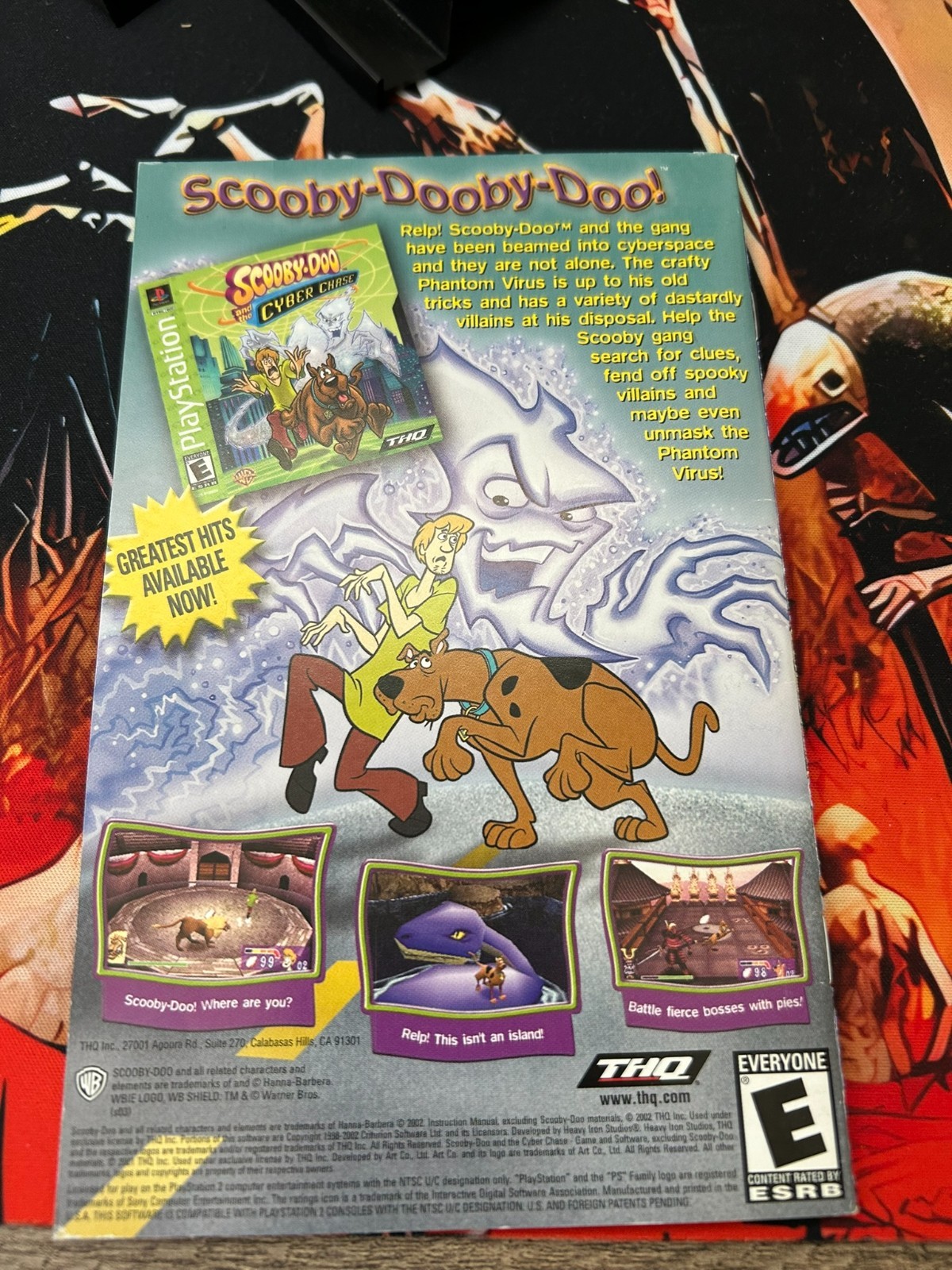Scooby-DOO! Night of 100 Frights – PS2 – NO GAME – MANUAL AND CASE ONLY