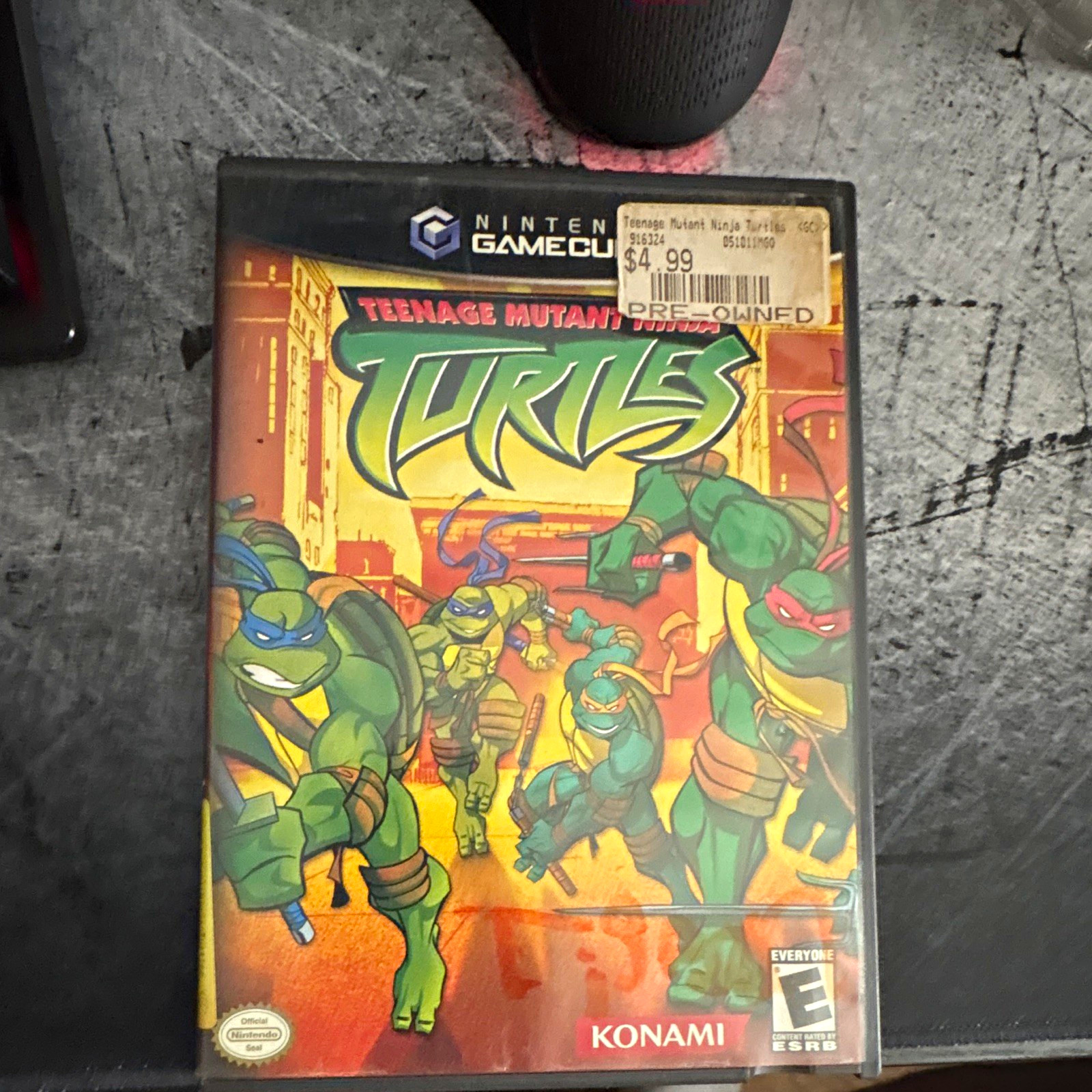 Teenage Mutant Ninja Turtles (Nintendo GameCube) w/ Case and Manual Konami