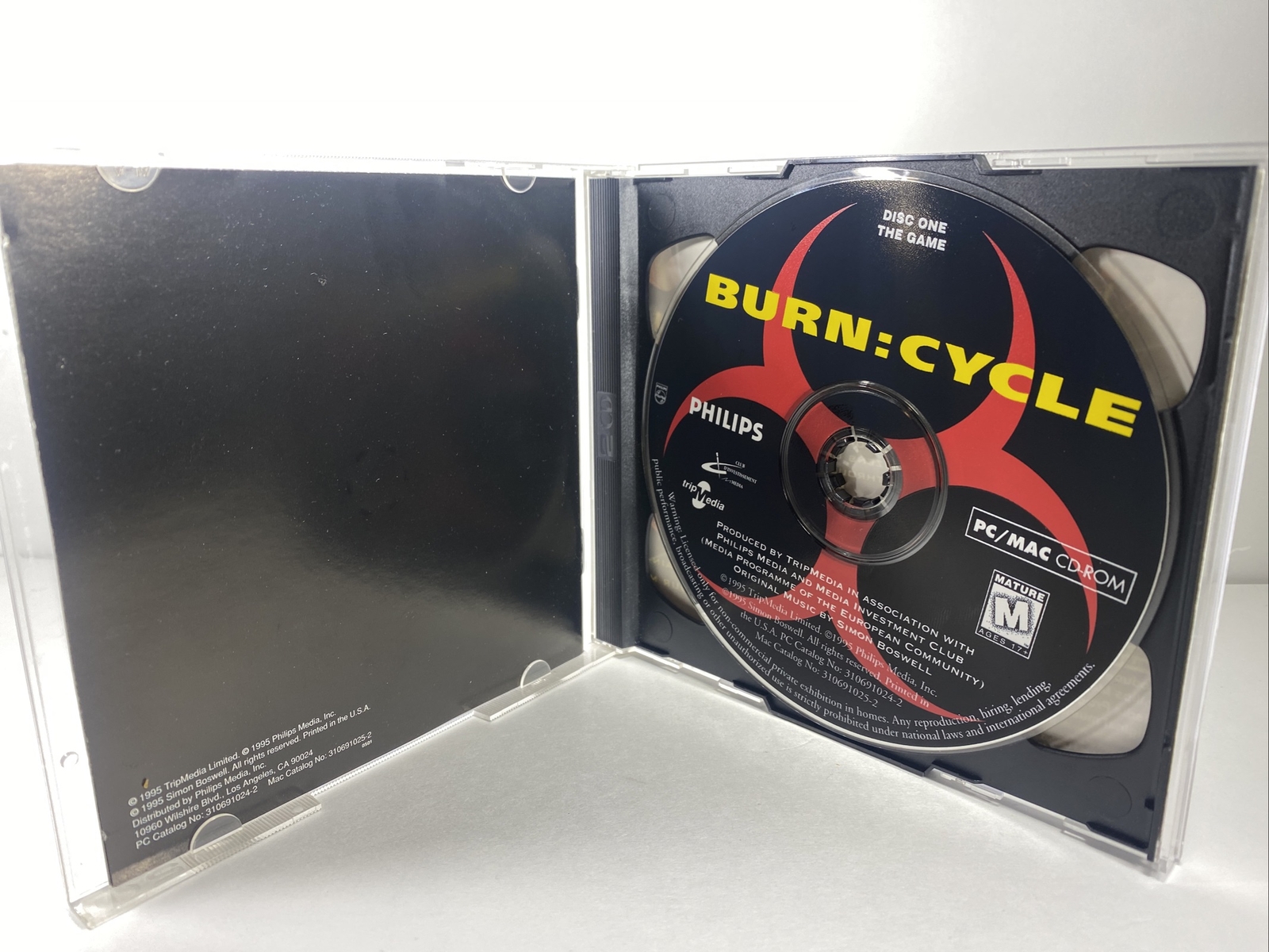 Burn Cycle (CD-ROM, 1995) Missing Music Disc