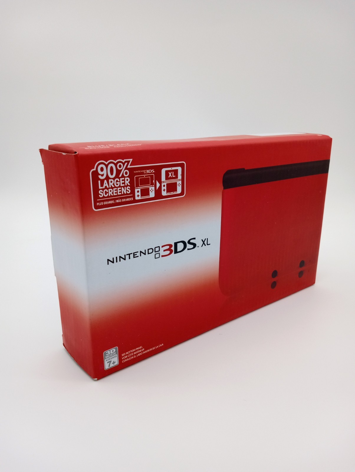 Excellent Condition Nintendo 3DS XL Red Black New Screens Charger Included