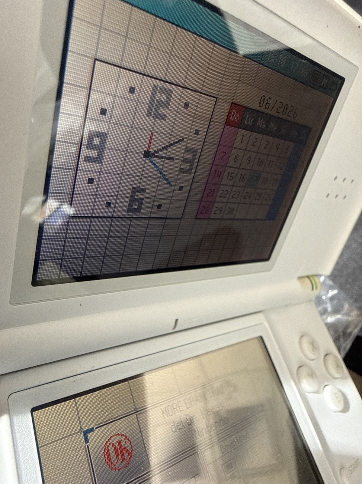 Nintendo DS Lite White Handheld Console CIB Tested Working