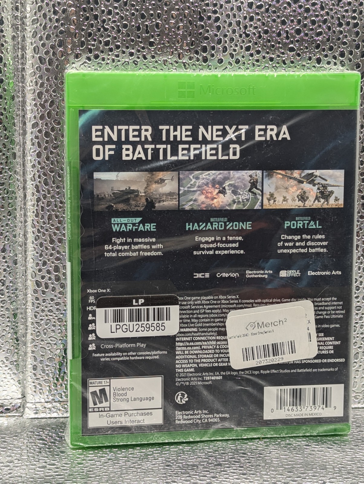 Battlefield 2042 XBOX ONE / XBOX SERIES X BRAND NEW FACTORY SEALED US EDITION