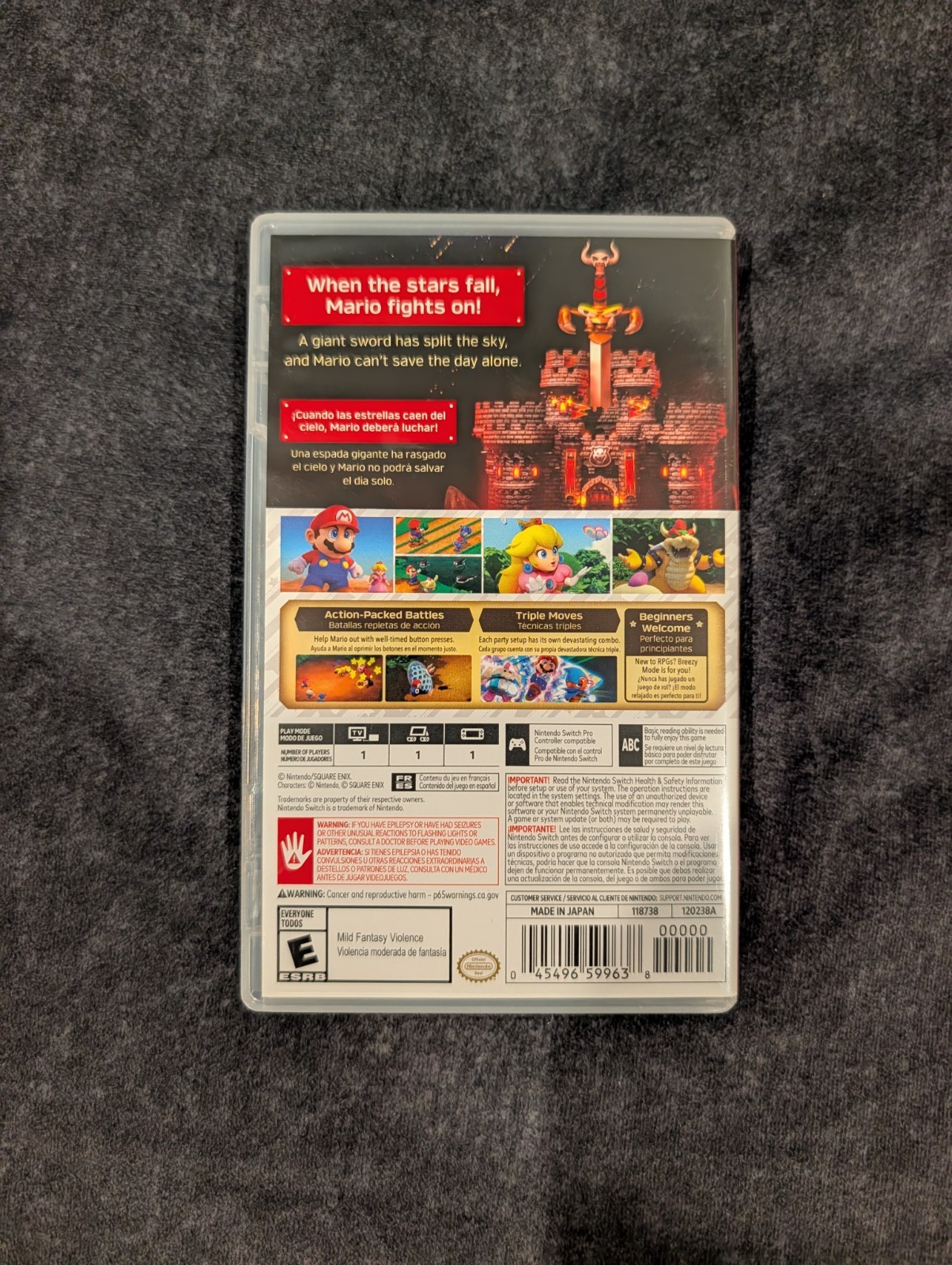 Super Mario Bros RPG – Nintendo Switch