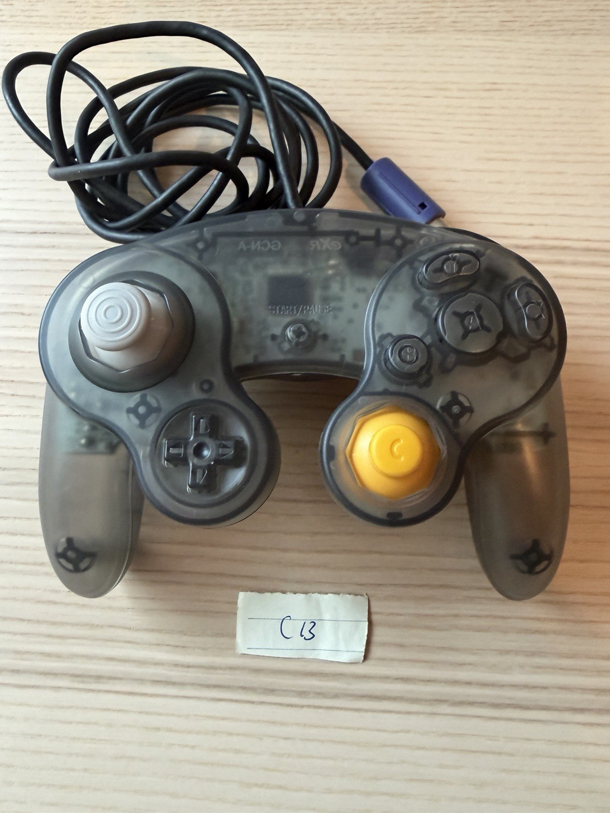OEM Nintendo GameCube Controller Custom Smoke Clear Black Tested Tight Stick GC