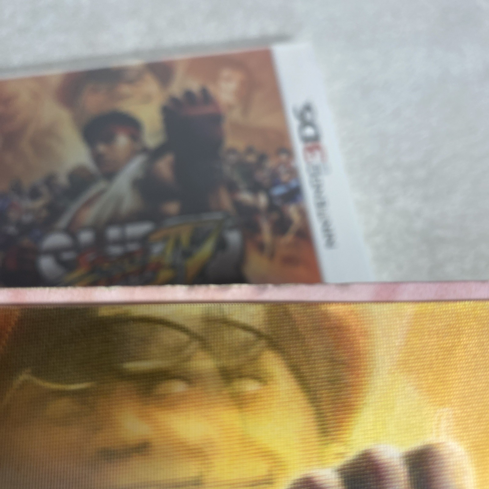 Super Street Fighter IV 3D Edition Nintendo 3DS Lenticular Slipcover New Sealed