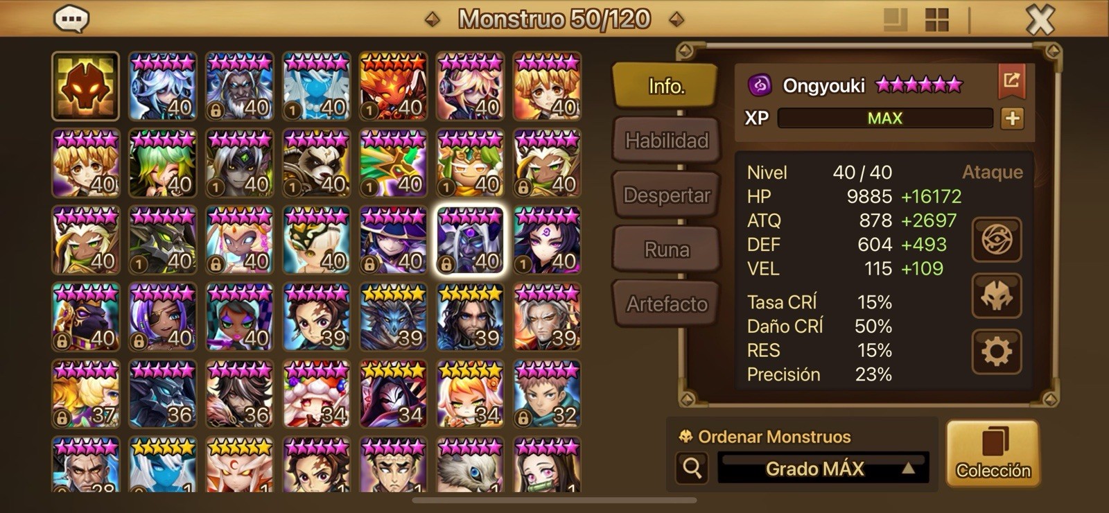 Summoners War ▪️5LD VIP SUPER SPEED ASIA SERVER ▪️Ongyouki Celia Zenisek Thebae