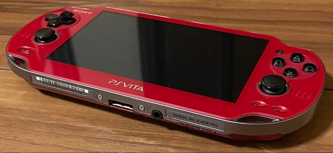 Excellent SONY PlayStation Vita Wi-Fi Model Cosmic Red Limited Edition PCH-1100