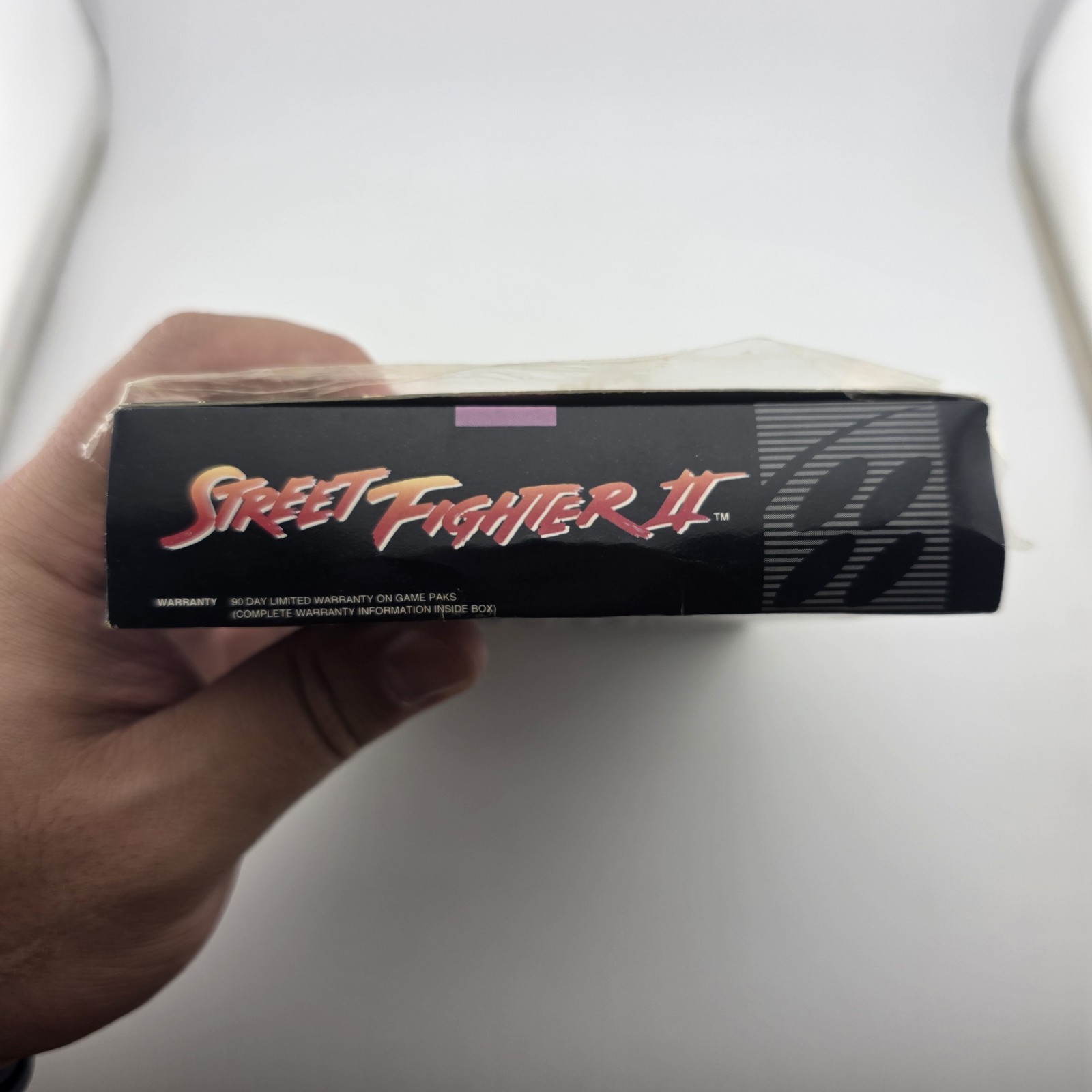Street Fighter II – Box With Registration Card – Super Nintendo Shrink (No Game)