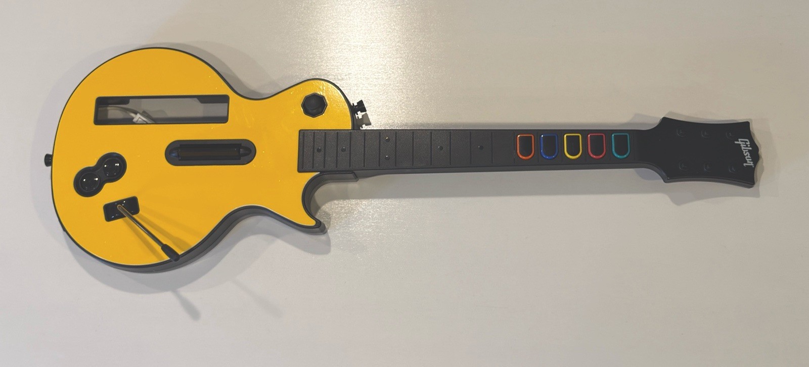 Guitar Hero Gibson Les Paul Wireless Guitar Custom Yellow Vinyl Tested