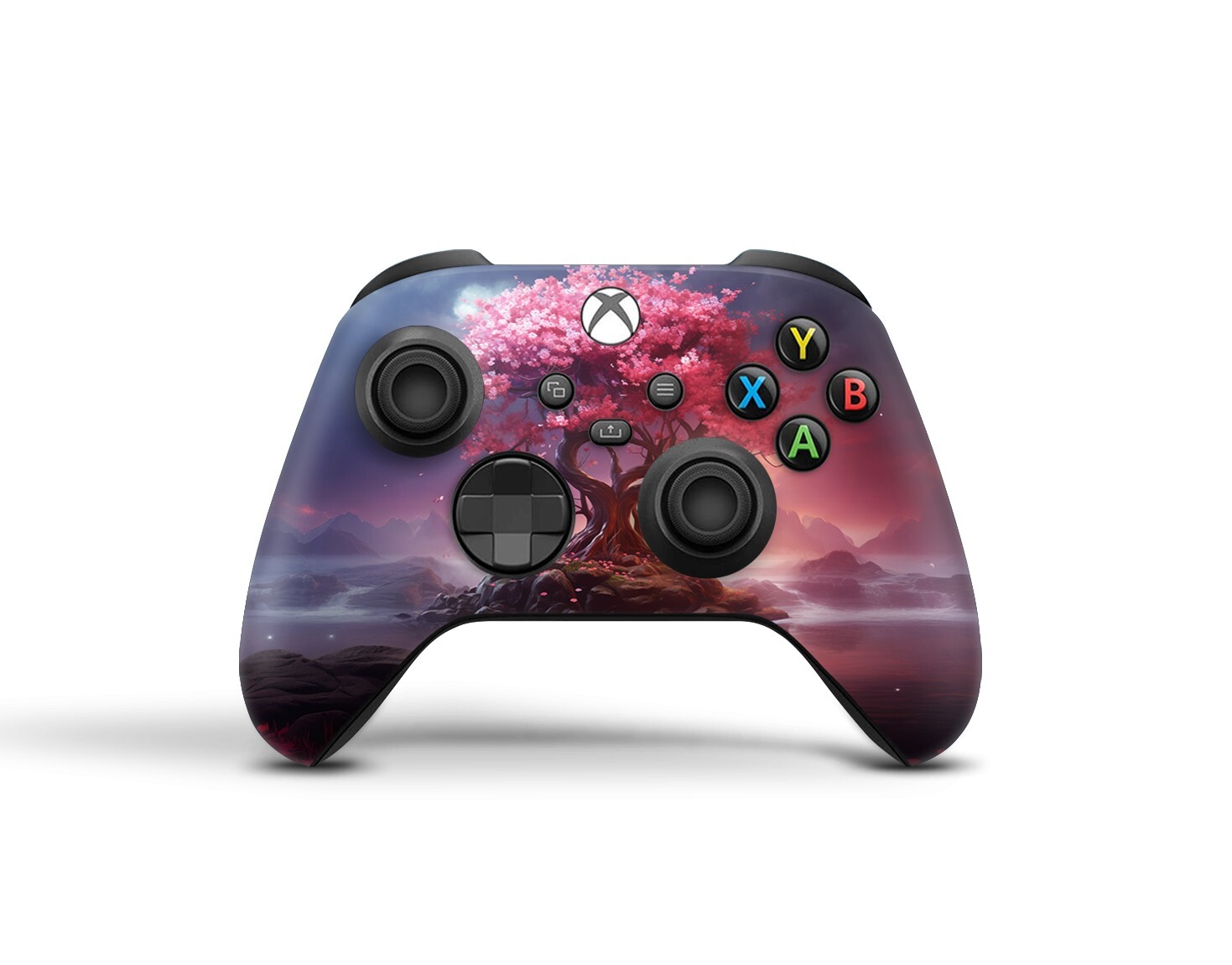 XBOX Series S Console & Controller Vinyl Skin Decal Wrap Cherry Blossom Tree