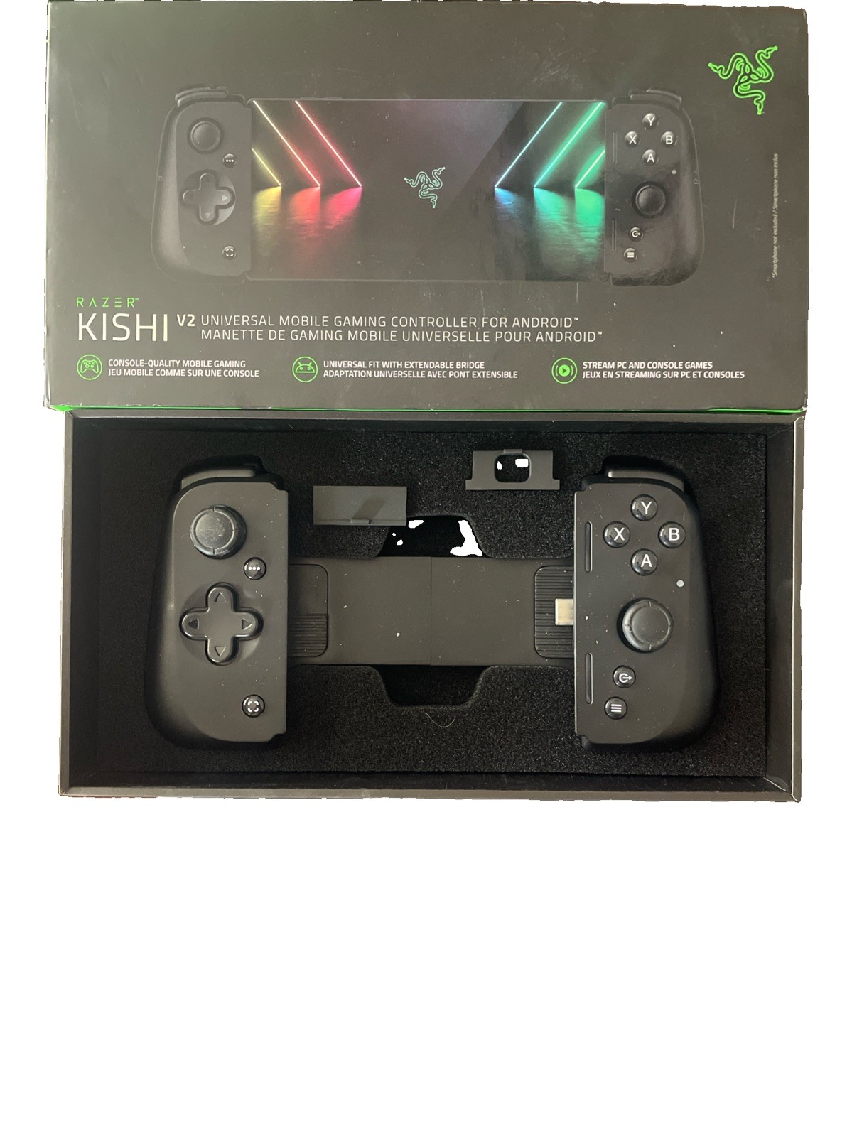 Razer Kishi V2 Universal Mobile Gaming Controller• Android USB-C•Ergonomic•BLK