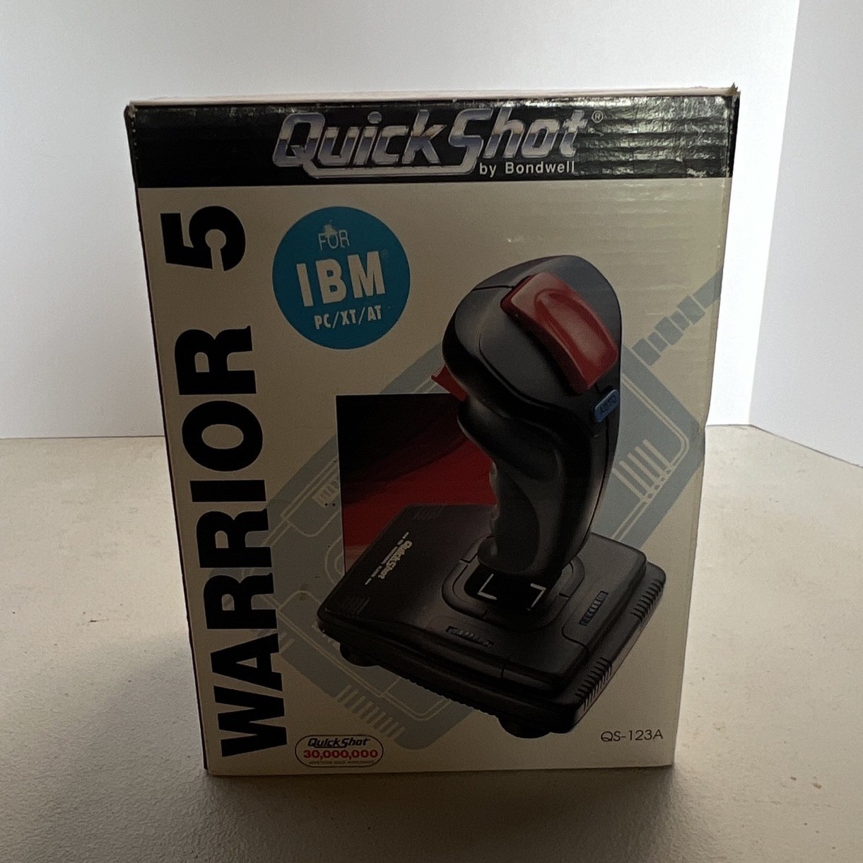 QuickShot Warrior 5 Wired Joystick QS-123A for IBM PC/XT/AT 6ft Autofire