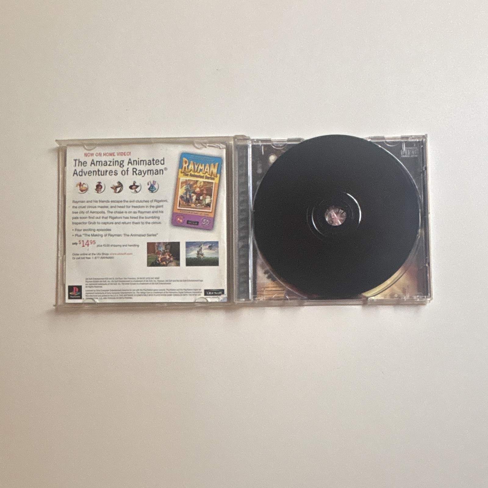 Ubisoft Rayman 2: The Great Escape PS1 Manual Included NTSC-U/C 1999