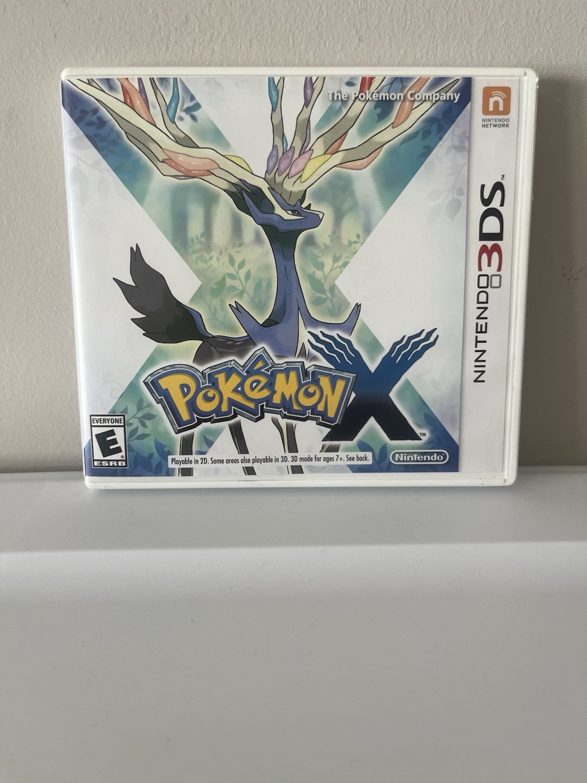 Pokémon X Case with Manual & Insert Nintendo 3DS Authentic No Game