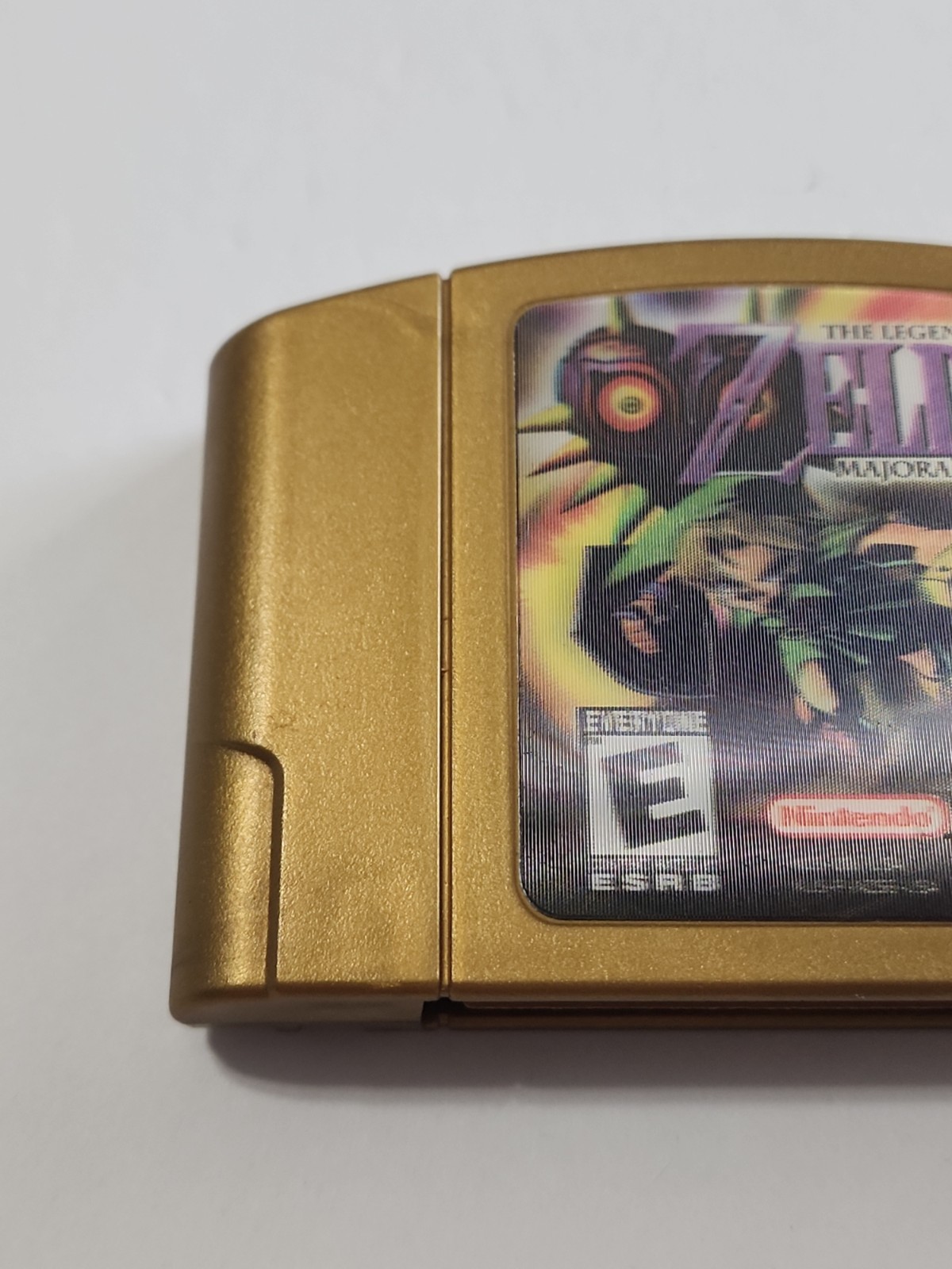 Legend of Zelda Majora’s Mask Gold Holographic N64 Tested Working Authentic
