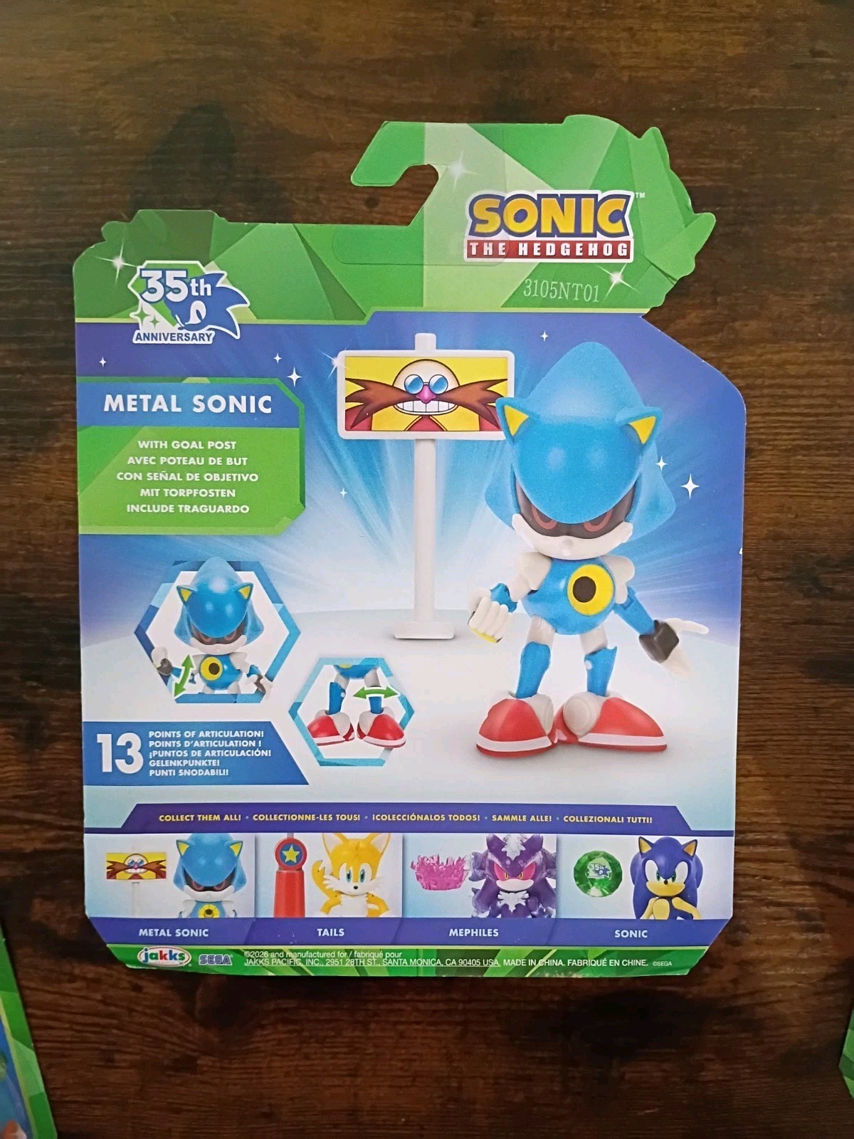 6-PK CHAOS Sonic the Hedgehog 4″ Lot Tails 35th 30th Classic Modern Jakks SEGA