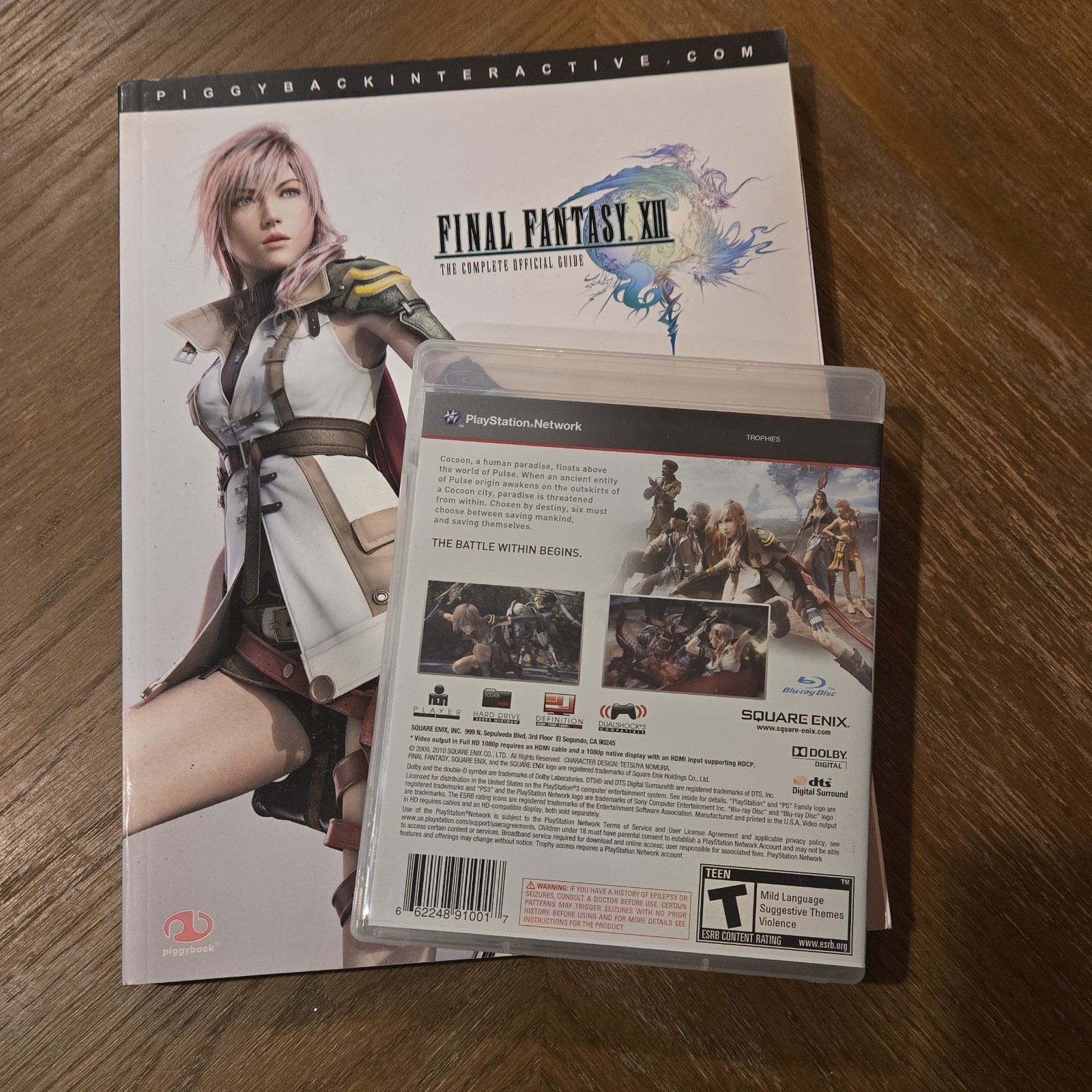 Final Fantasy XIII (Part 1) PlayStation 3 Manual Included Role Playing