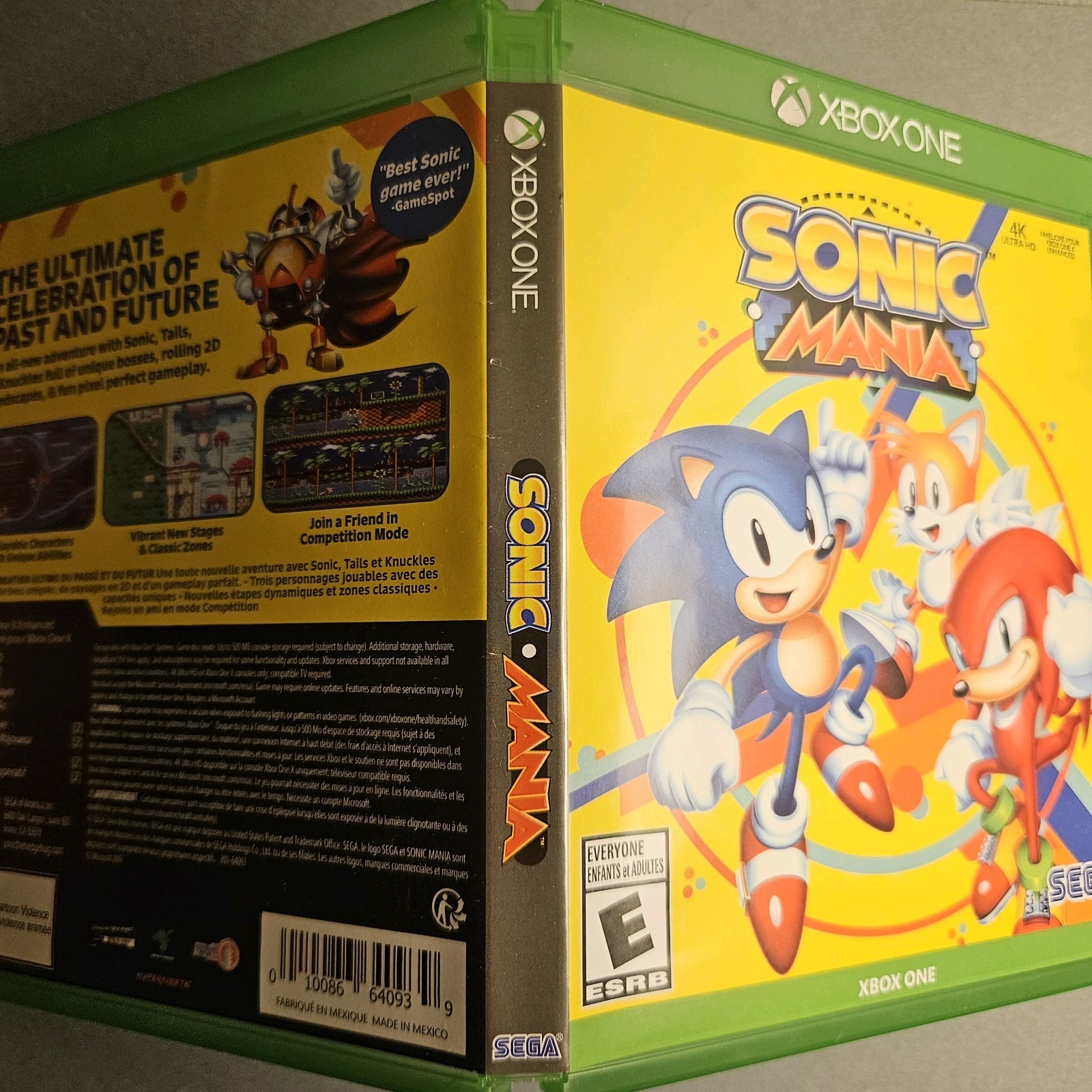 Sonic Mania – Microsoft Xbox One – CIB, Mint Disc