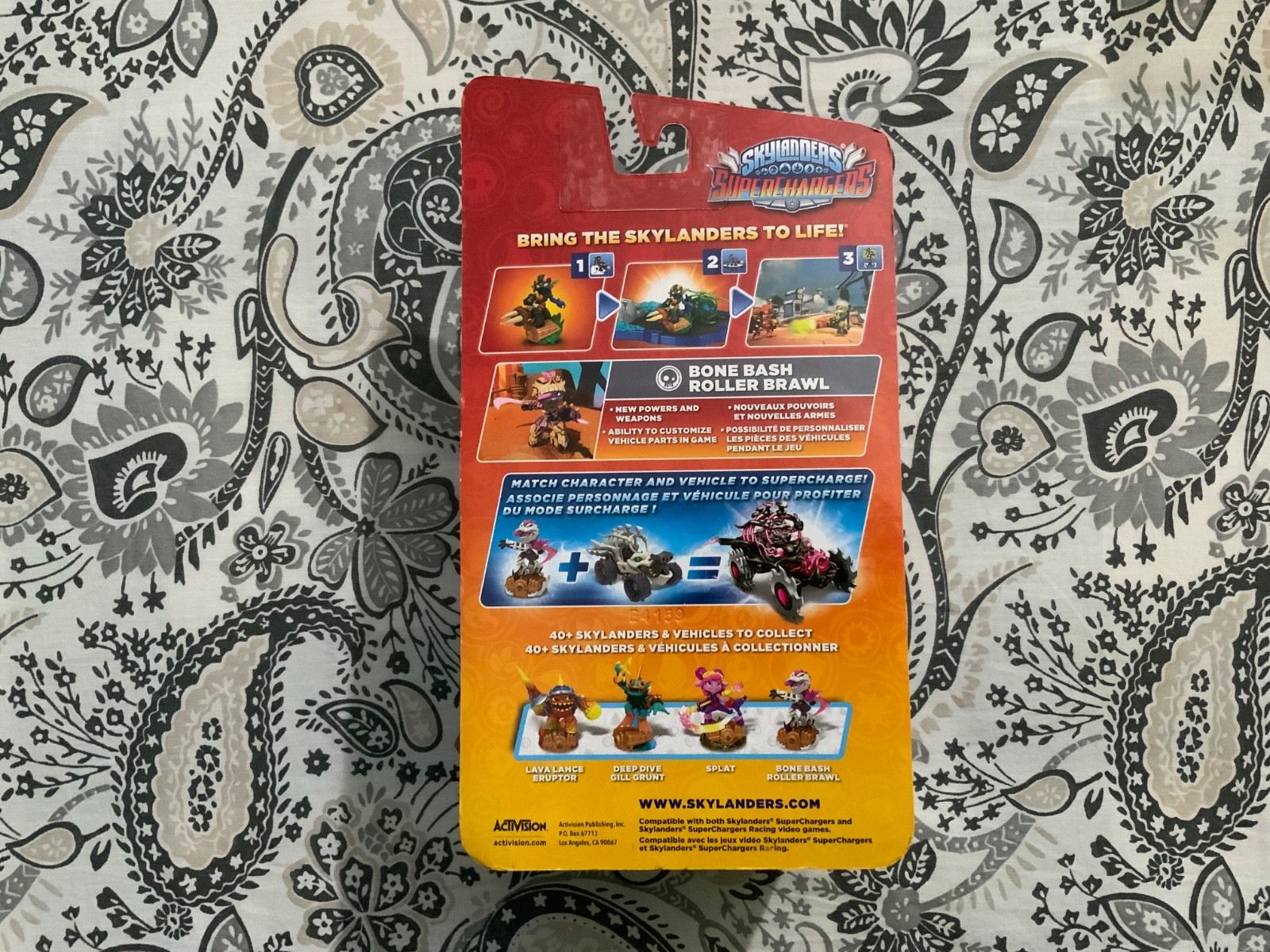 Skylanders SuperChargers NIB Bronze Bone Bash Roller Brawl and Tomb Buggy bundle