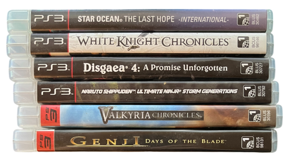 PS3 JRPG & Strategy 6 Bundle – Star Ocean, Disgaea 4, Valkyria Chronicles, Genji