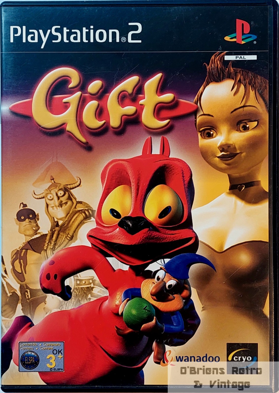 Gift (PlayStation 2, Cryo / Wanadoo) – Complete with Manual – PAL