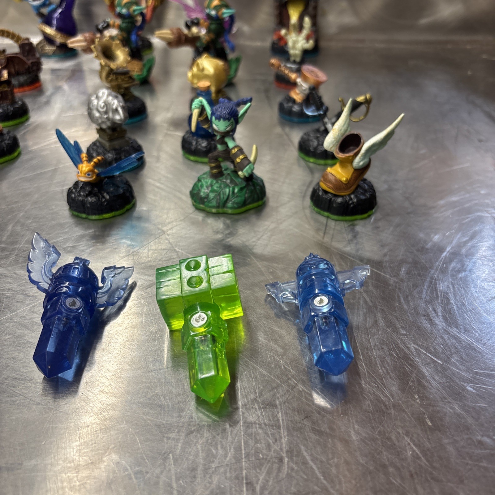 Lot Of 24 Skylanders Figures Etc All Used And Opened