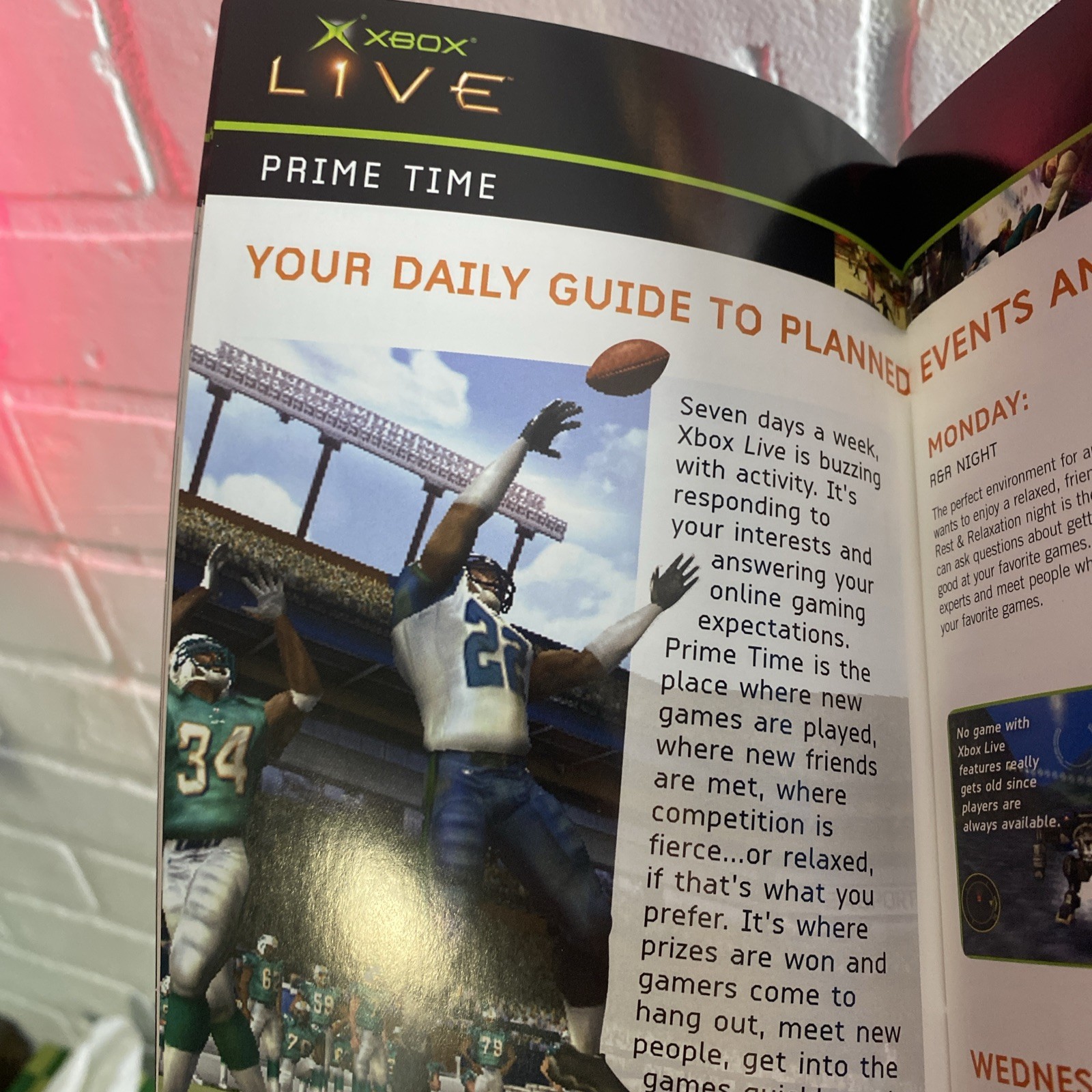 VTG Xbox Live Starter Kit Booklet Promo + Intro Of Xbox Live English / French