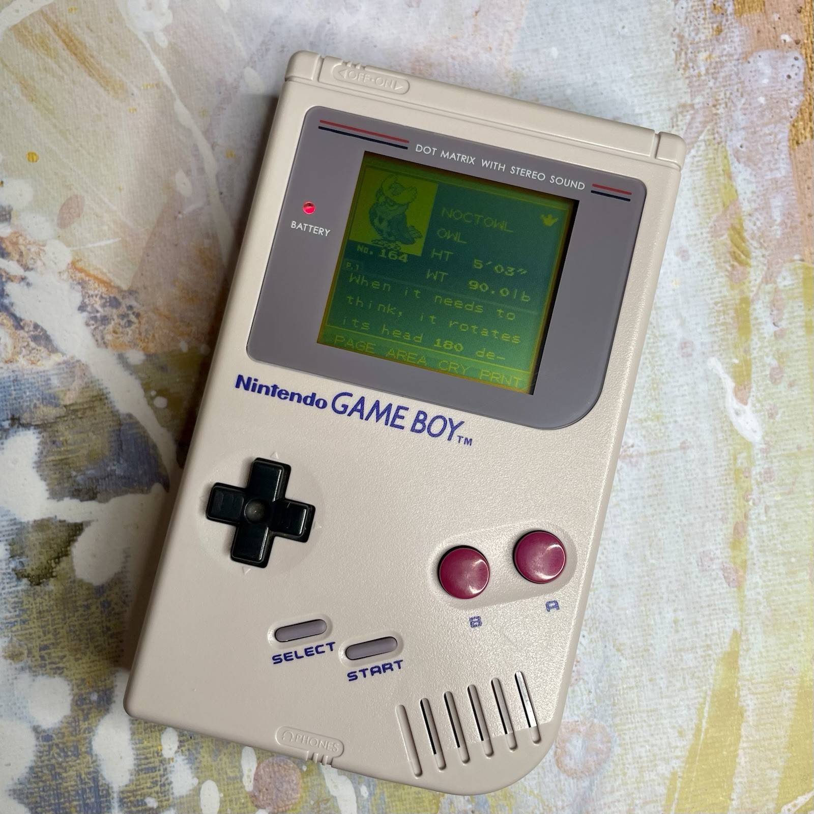 Original Nintendo GameBoy DMG-01 Handheld Console Gray CIB Complete In Box