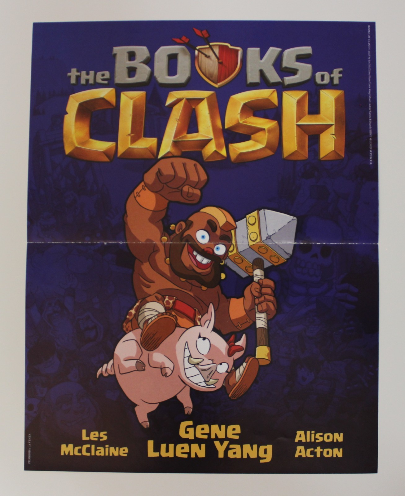 2023 THE BOOKS OF CLASH Promo Poster Spain 13″ x 10″ Gene Luen Yang