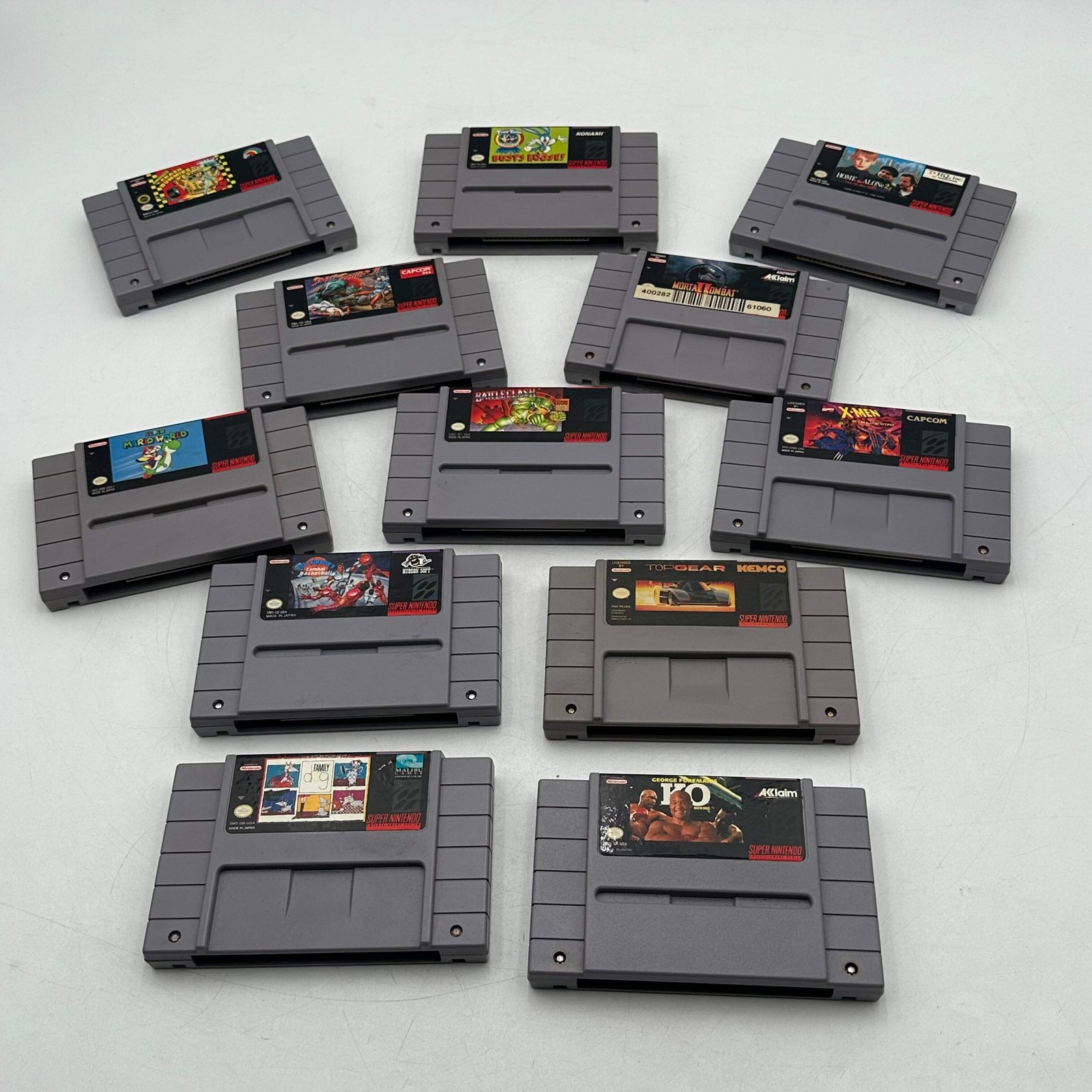 Nintendo Super NES Control Deck (SNS-101) 1997 with 12 games bundle fully functi