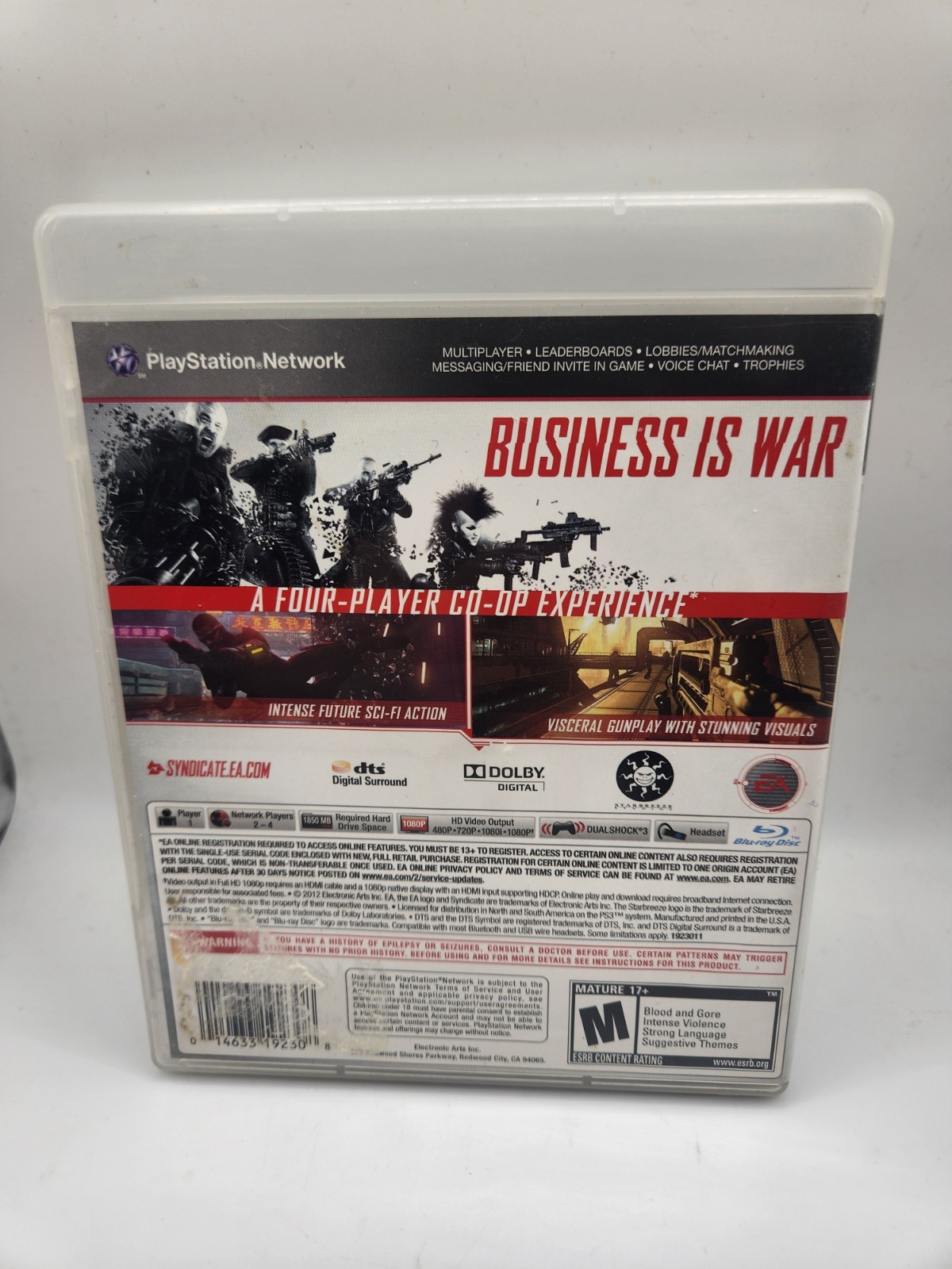Syndicate: Sony PlayStation 3- Cib Tested & Polished Great Condition