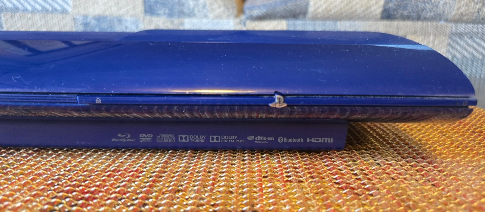 Sony PlayStation PS3 Super Slim 250GB Blue Console CECH-4201B W OEM Controller