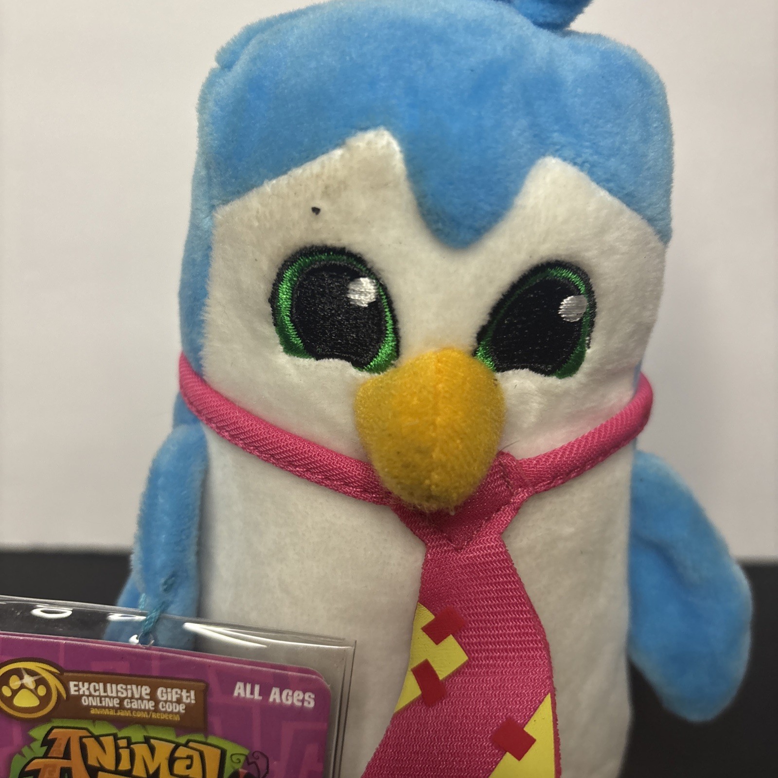 Jazwares Animal Jam Penguin Plush Exclusive Gift Online Game Code 2016