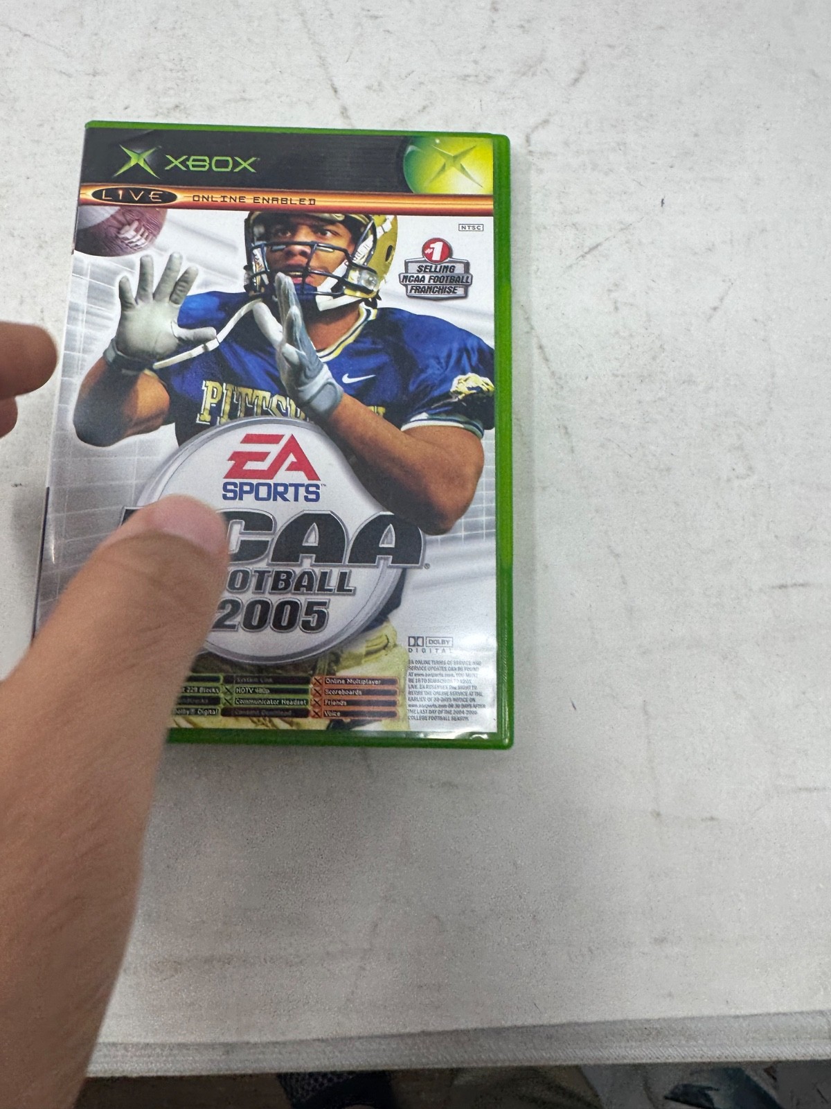 NCAA Football 2005 & Top Spin (XBOX) Tested Complete CIB