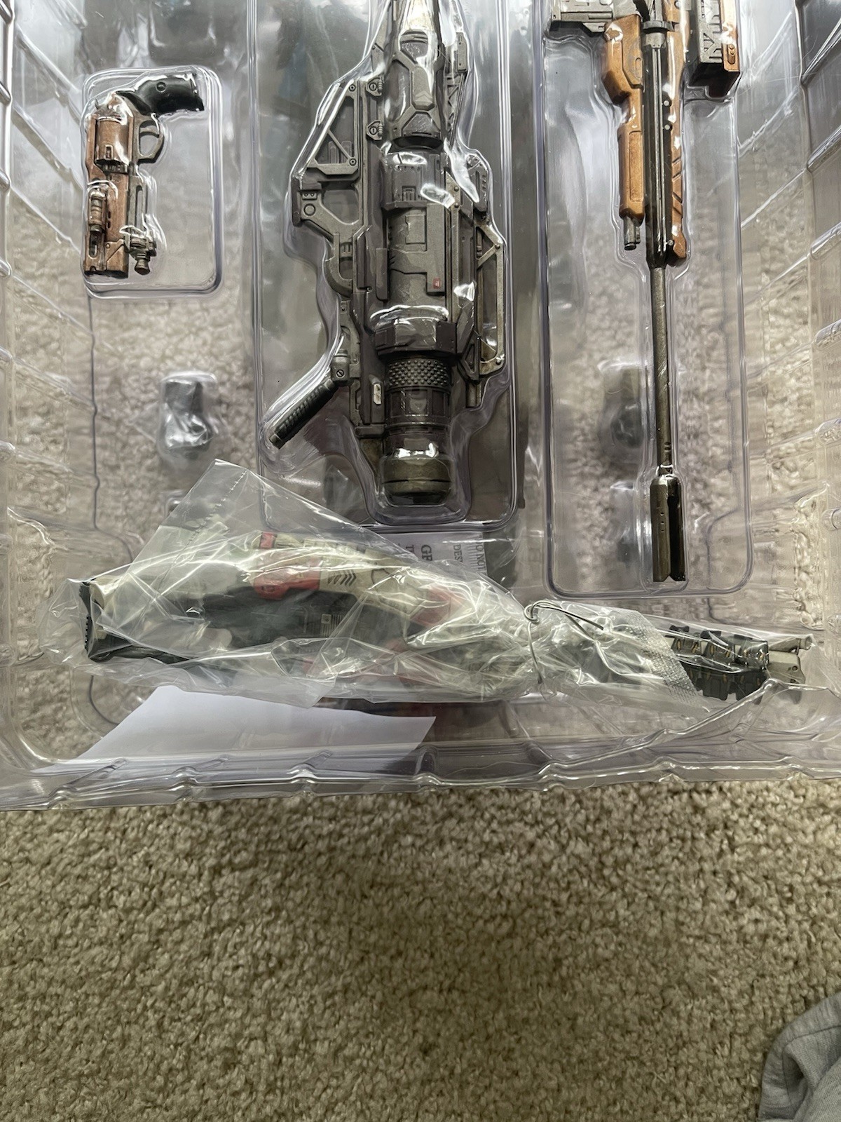 Destiny Hunter Collectible Action Figure Boxed w/ Accessories Weapons Alt Hands