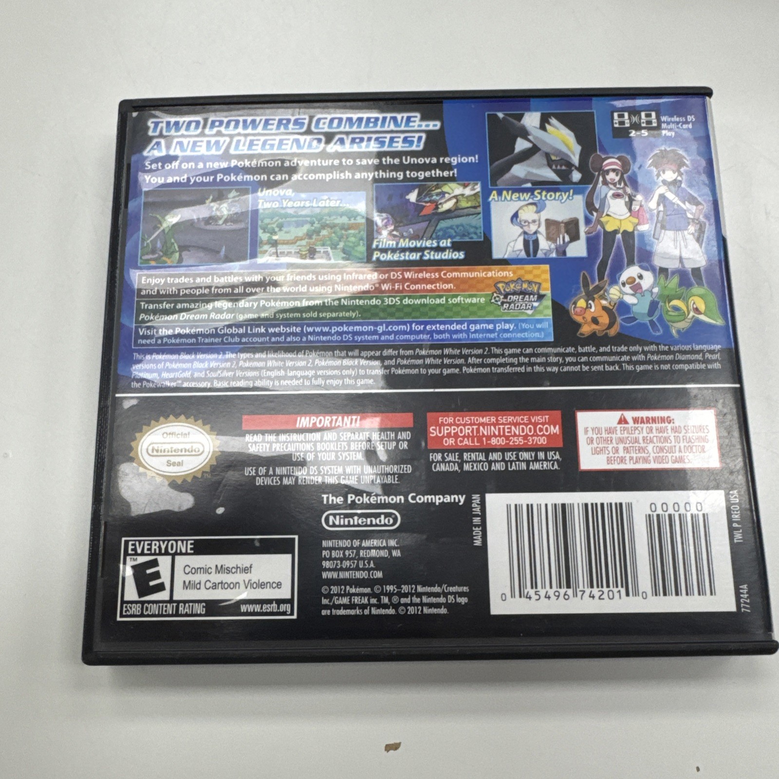 Pokemon Black Version 2 Nintendo DS 2012