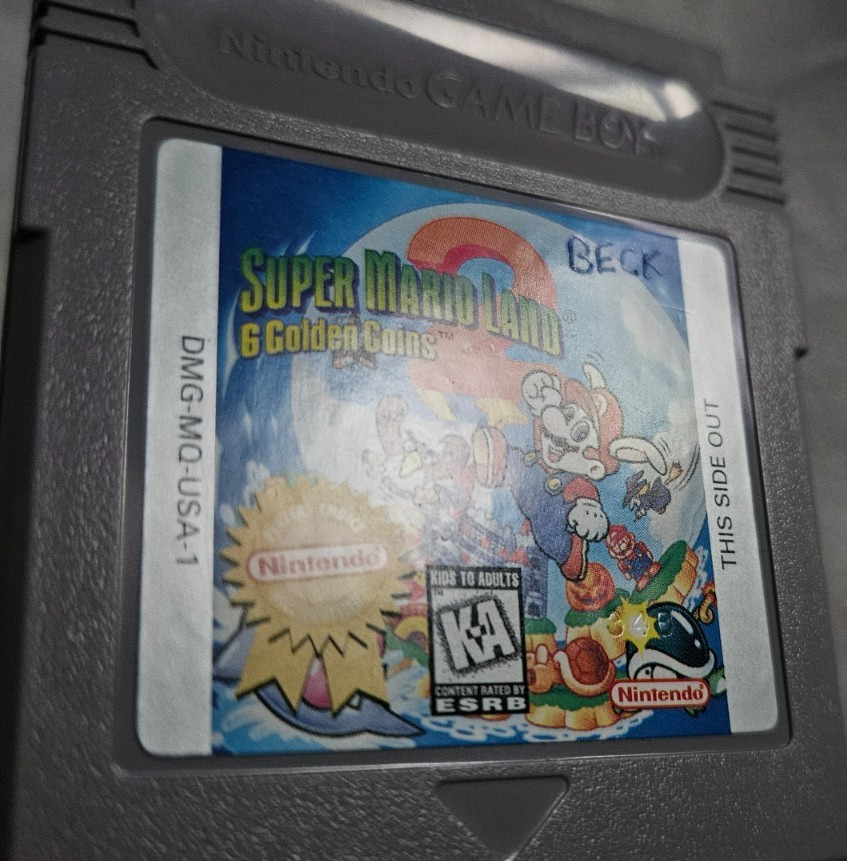 Super Mario Land 2 Cartridge Only Authentic Nintendo Game Boy New Battery USA-1