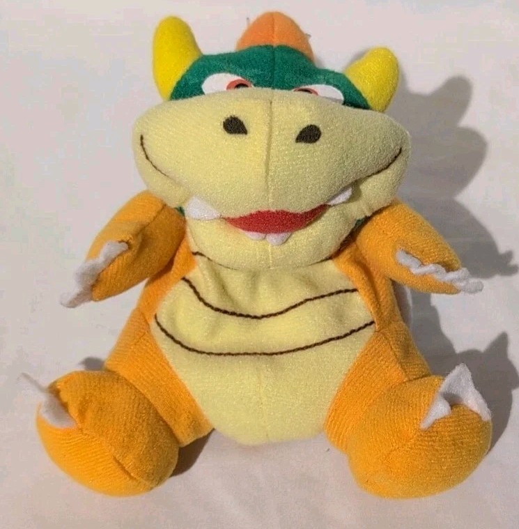 1997 BD&A Super Mario Bowser Mario & Yoshi Nintendo 64 Beanie Plushes