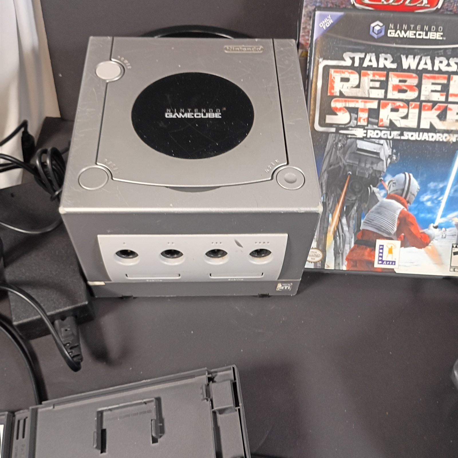 Nintendo GameCube Console Repair Lot Orange Spice Controller Super Mario Sunshin