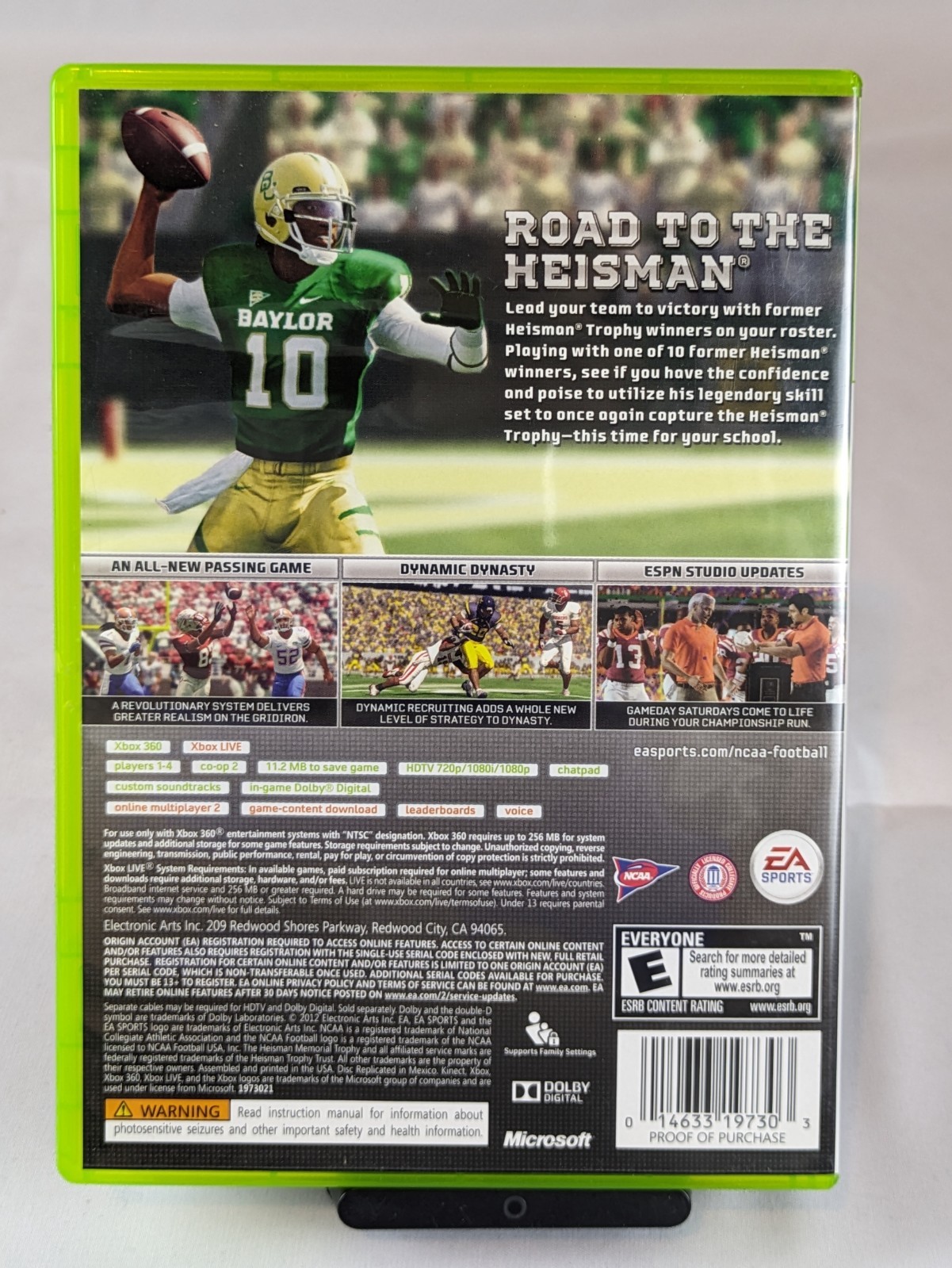 NCAA Football 13 Microsoft Xbox 360 – Complete & Works Great – Fast Shipping!
