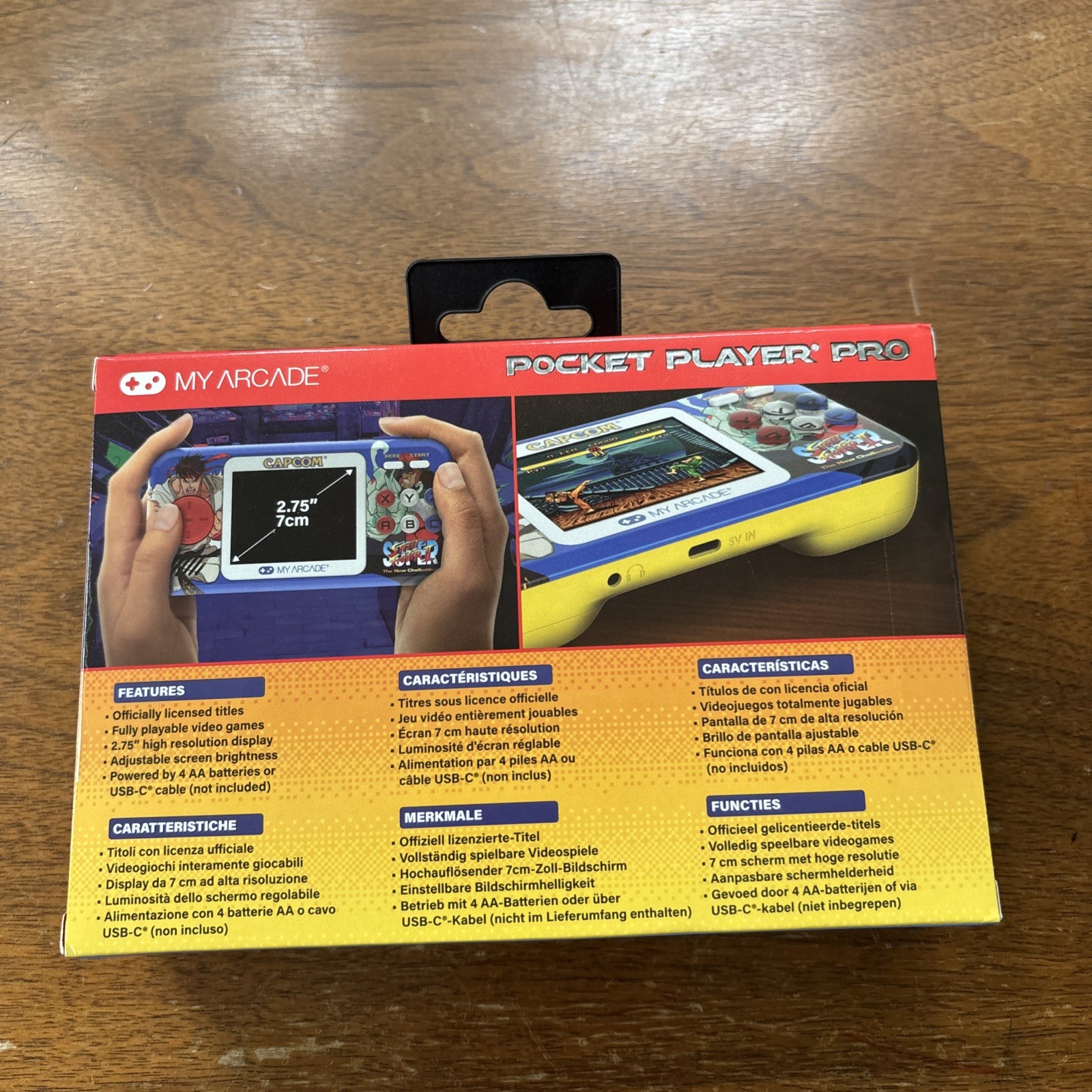 My Arcade Street Fighter II Pocket Player Pro: Portable Game System